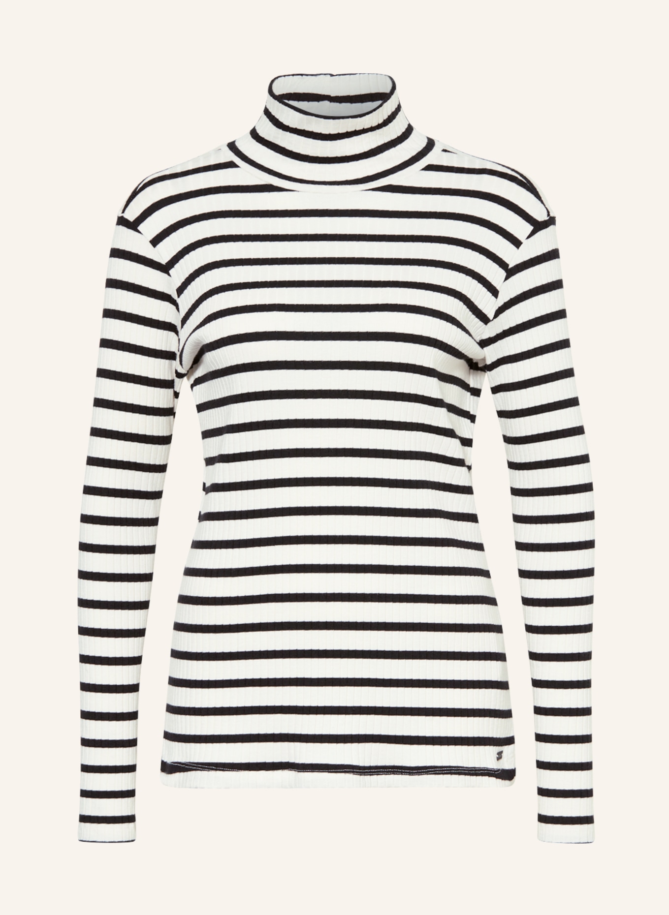 Smith & Soul Turtleneck sweater, Color: WHITE/ BLACK (Image 1)