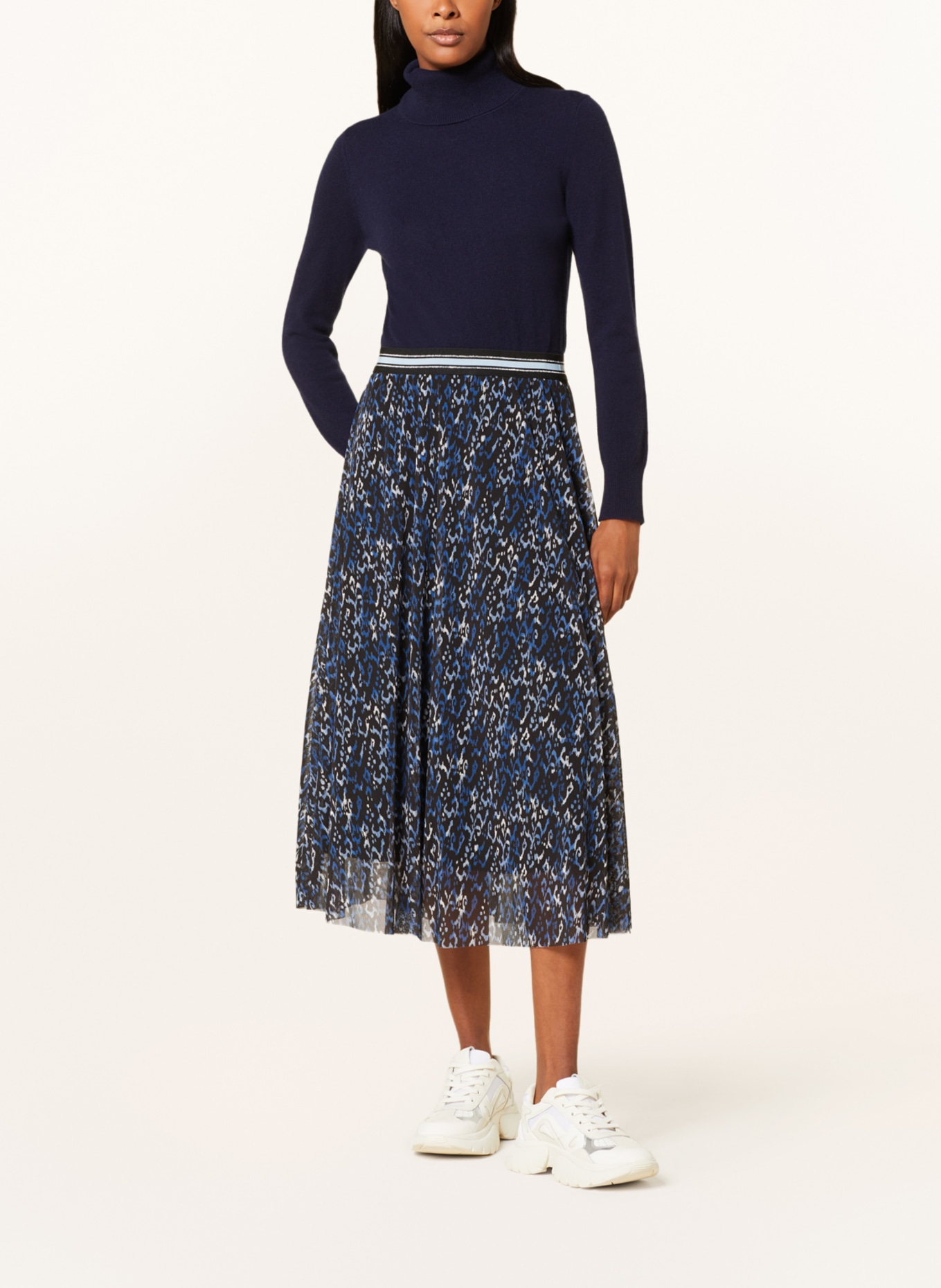 Smith & Soul Skirt, Color: BLACK/ BLUE/ WHITE (Image 2)