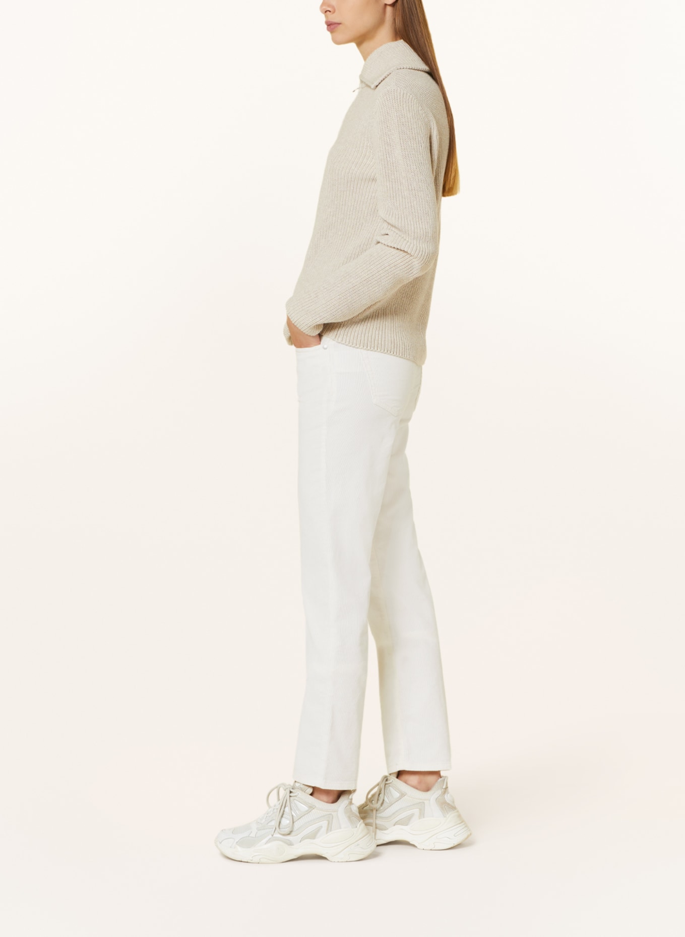 Marc O'Polo Spodnie sztruksowe, Kolor: KREMOWY (Obrazek 4)