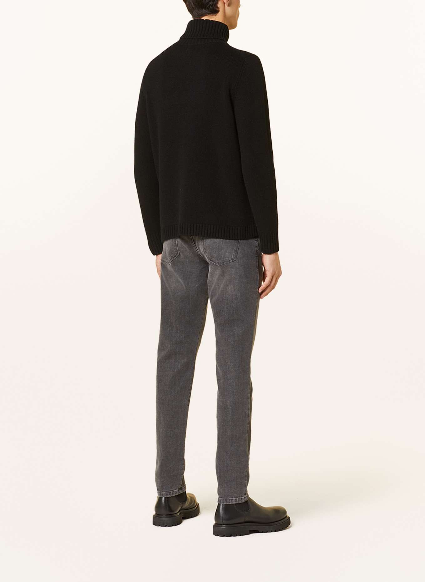 PAUL Turtleneck sweater, Color: BLACK (Image 3)