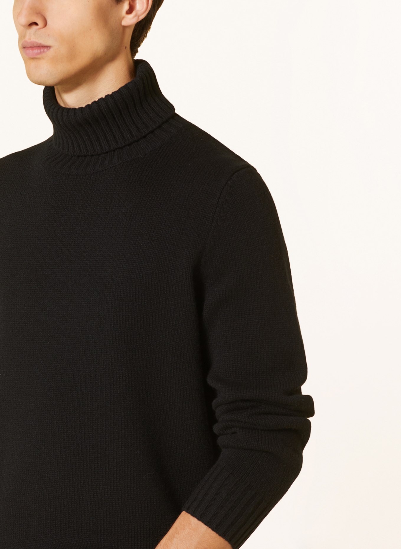 PAUL Turtleneck sweater, Color: BLACK (Image 4)