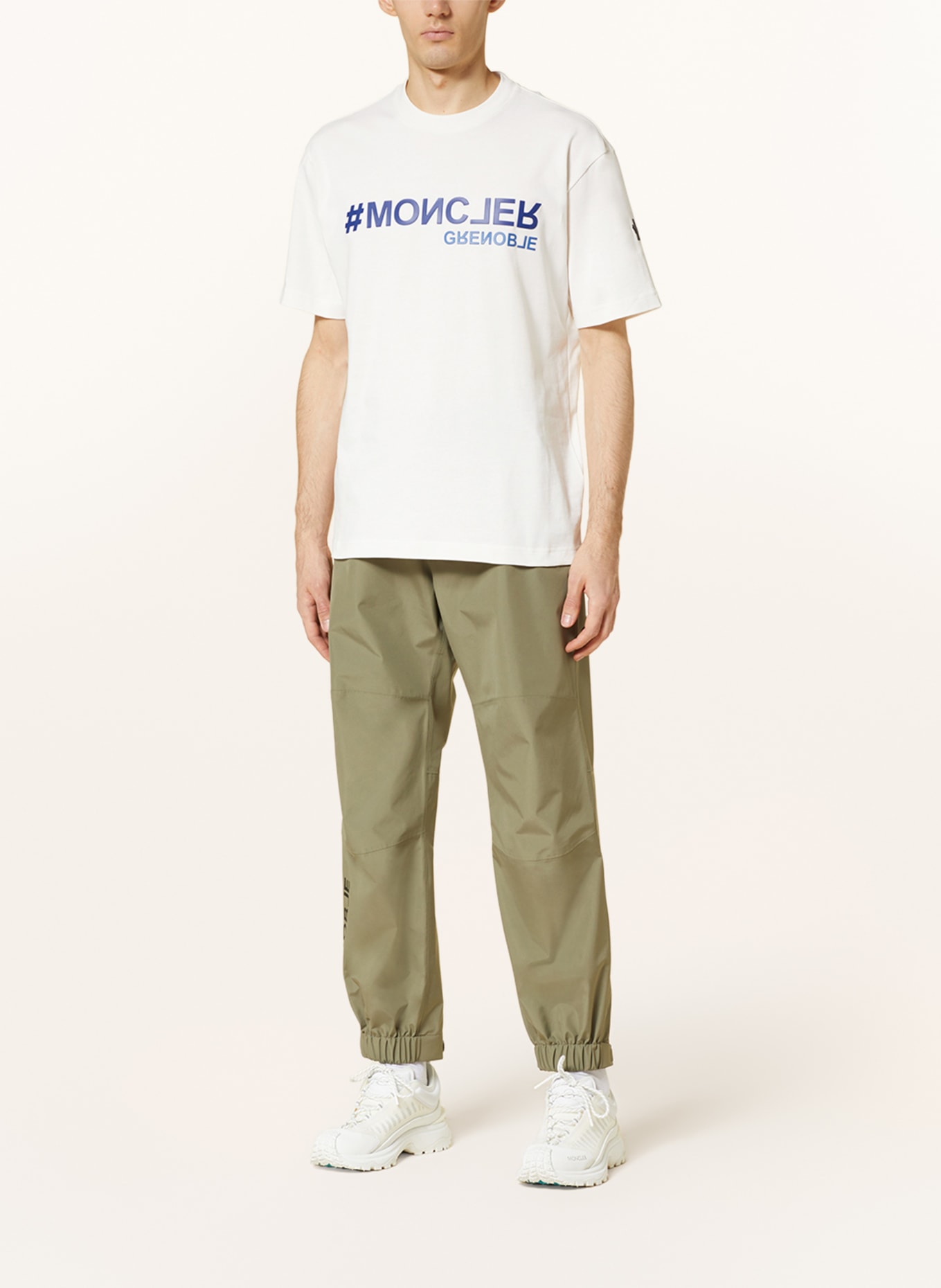 MONCLER GRENOBLE T-shirt, Kolor: ECRU (Obrazek 2)