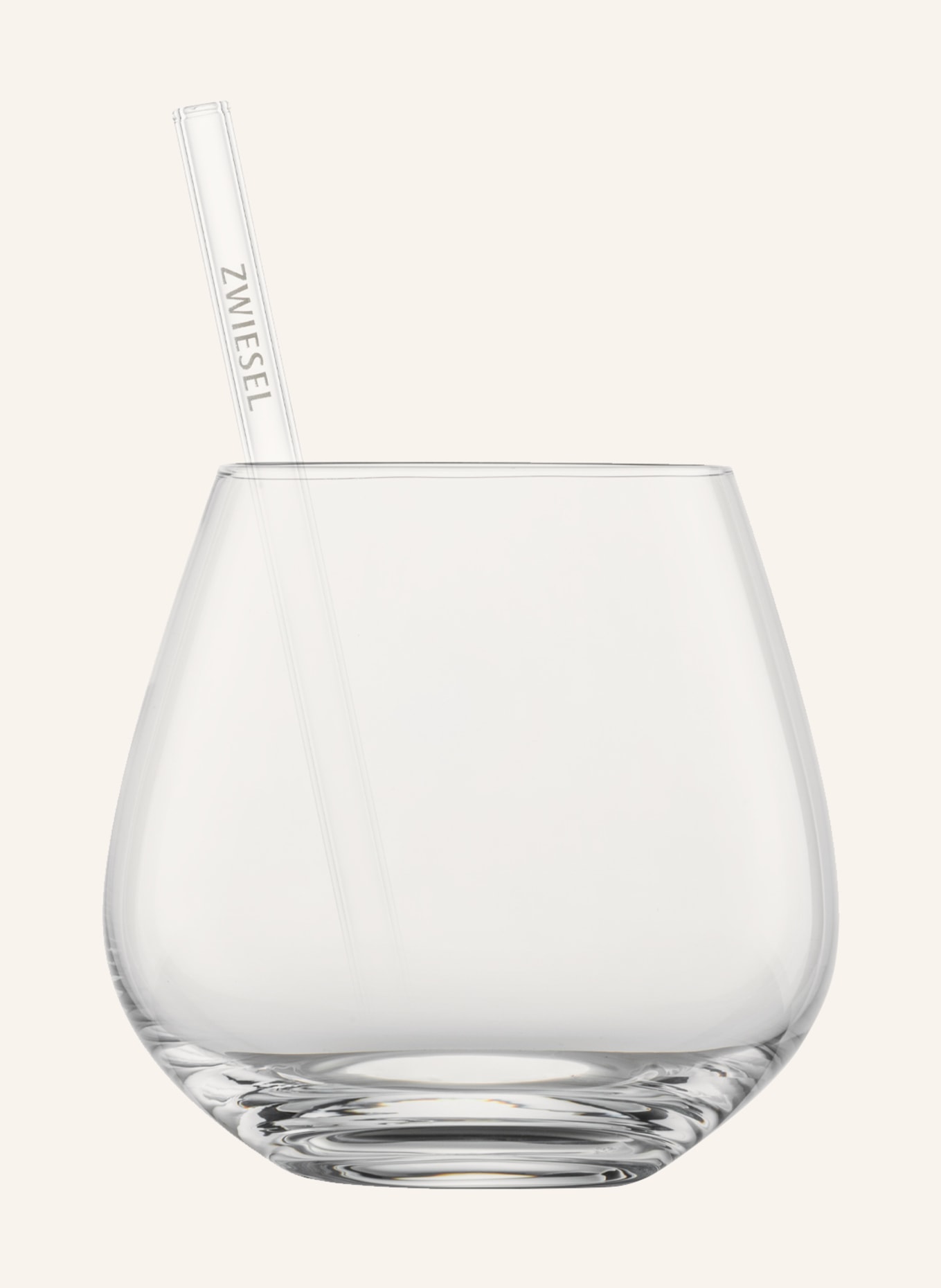 SCHOTT ZWIESEL Set of 4 drinking glasses HAPPY HOURS with straws, Color: WHITE (Image 1)