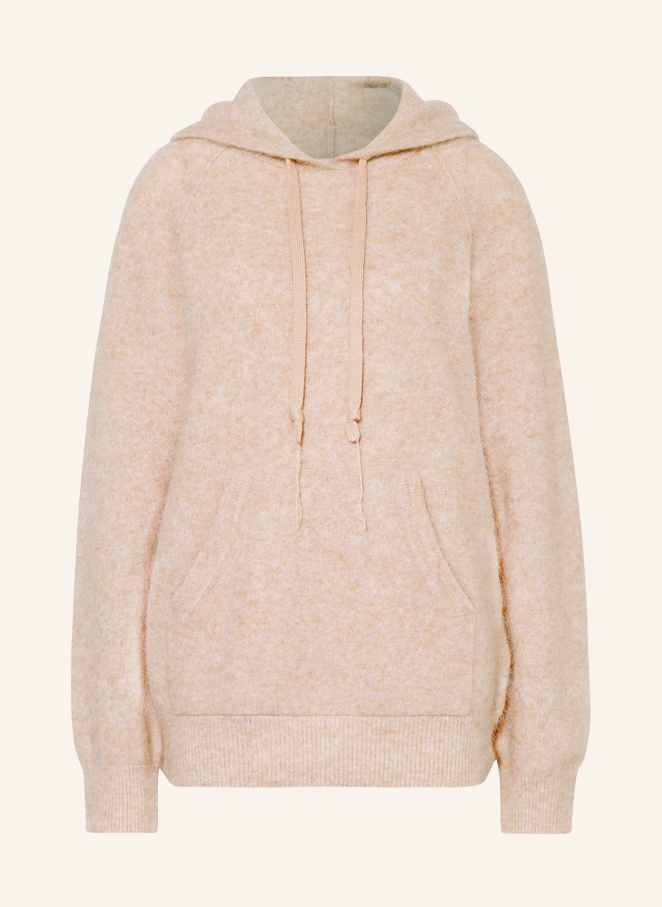 Acne Studios Knit hoodie with mohair, Color: ROSE (Image 1)