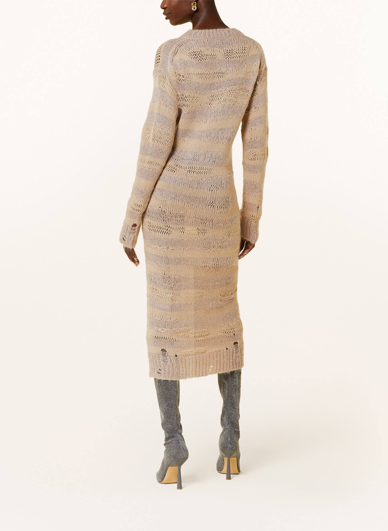 Acne Studios Knit dress in beige cream