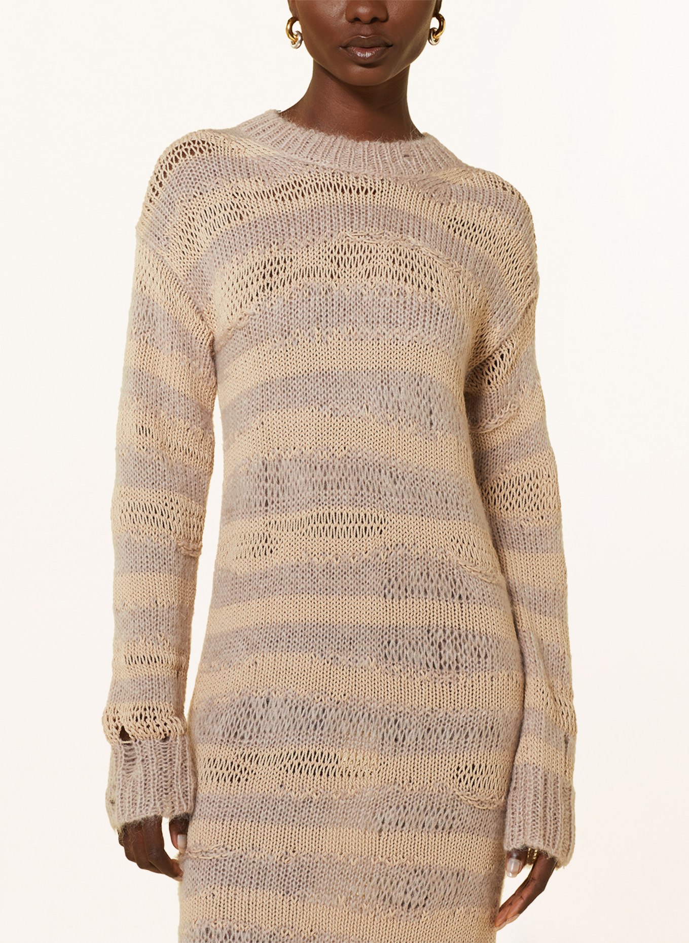 Acne Studios Knit dress, Color: BEIGE/ CREAM (Image 4)