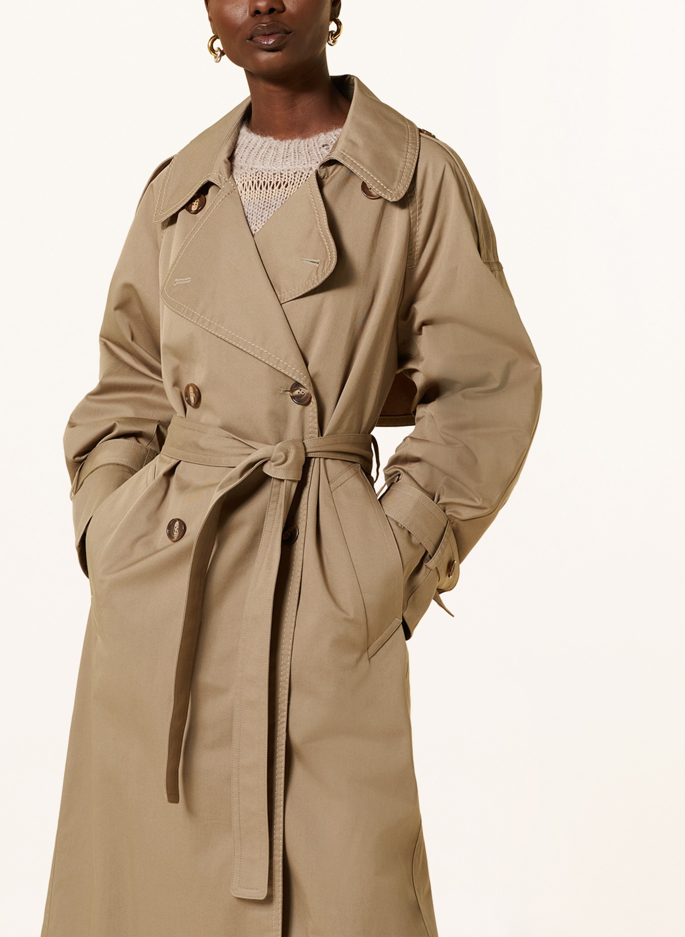 Acne Studios Trench coat, Color: BEIGE (Image 4)