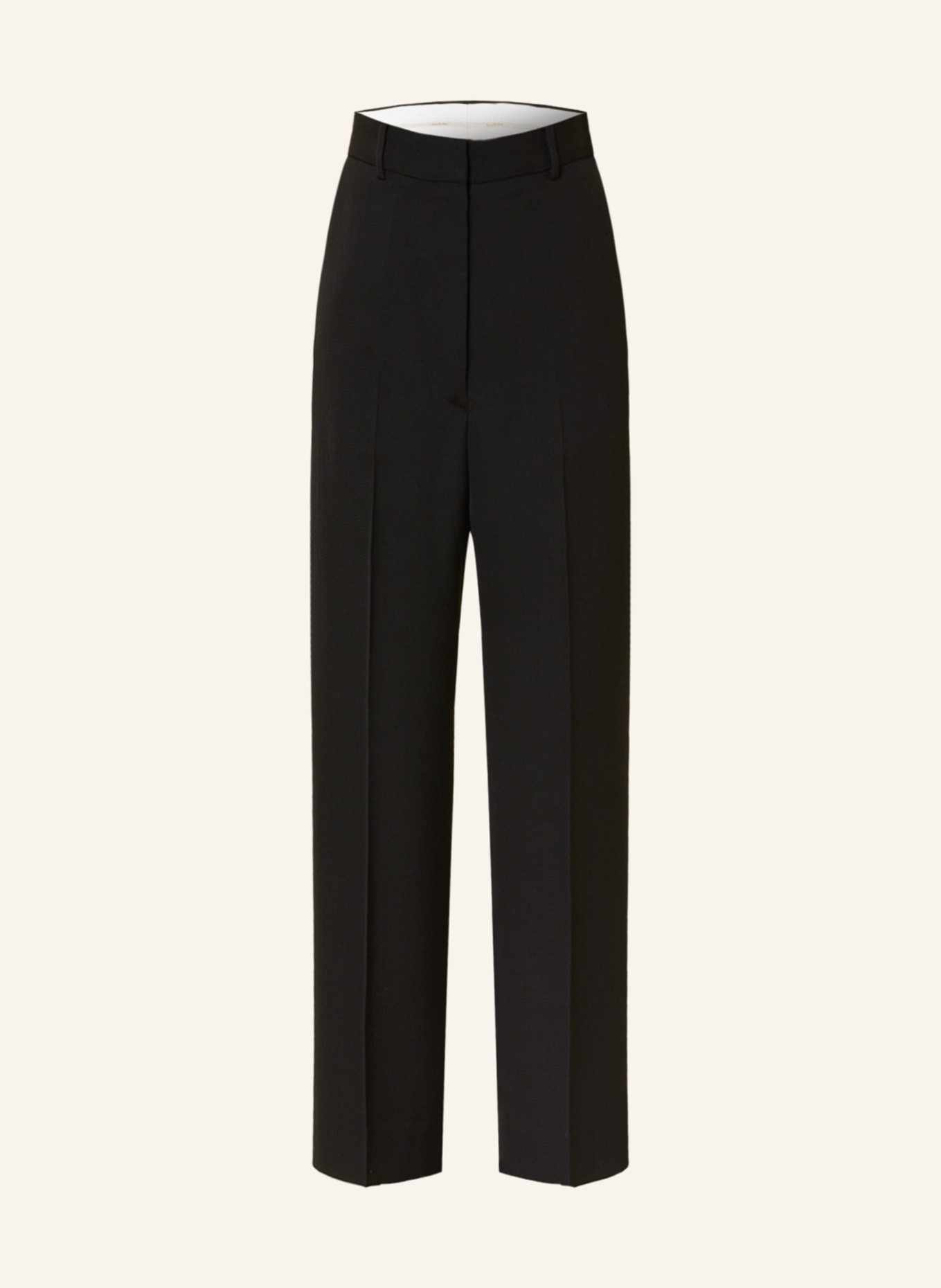 Acne Studios Trousers with cropped leg length, Color: BLACK (Image 1)