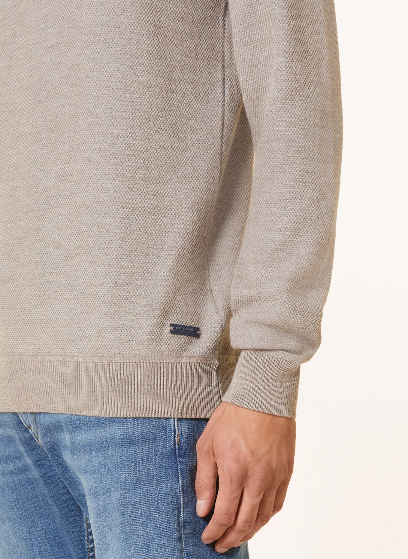pierre cardin Turtleneck sweater, Color: TAUPE (Image 4)