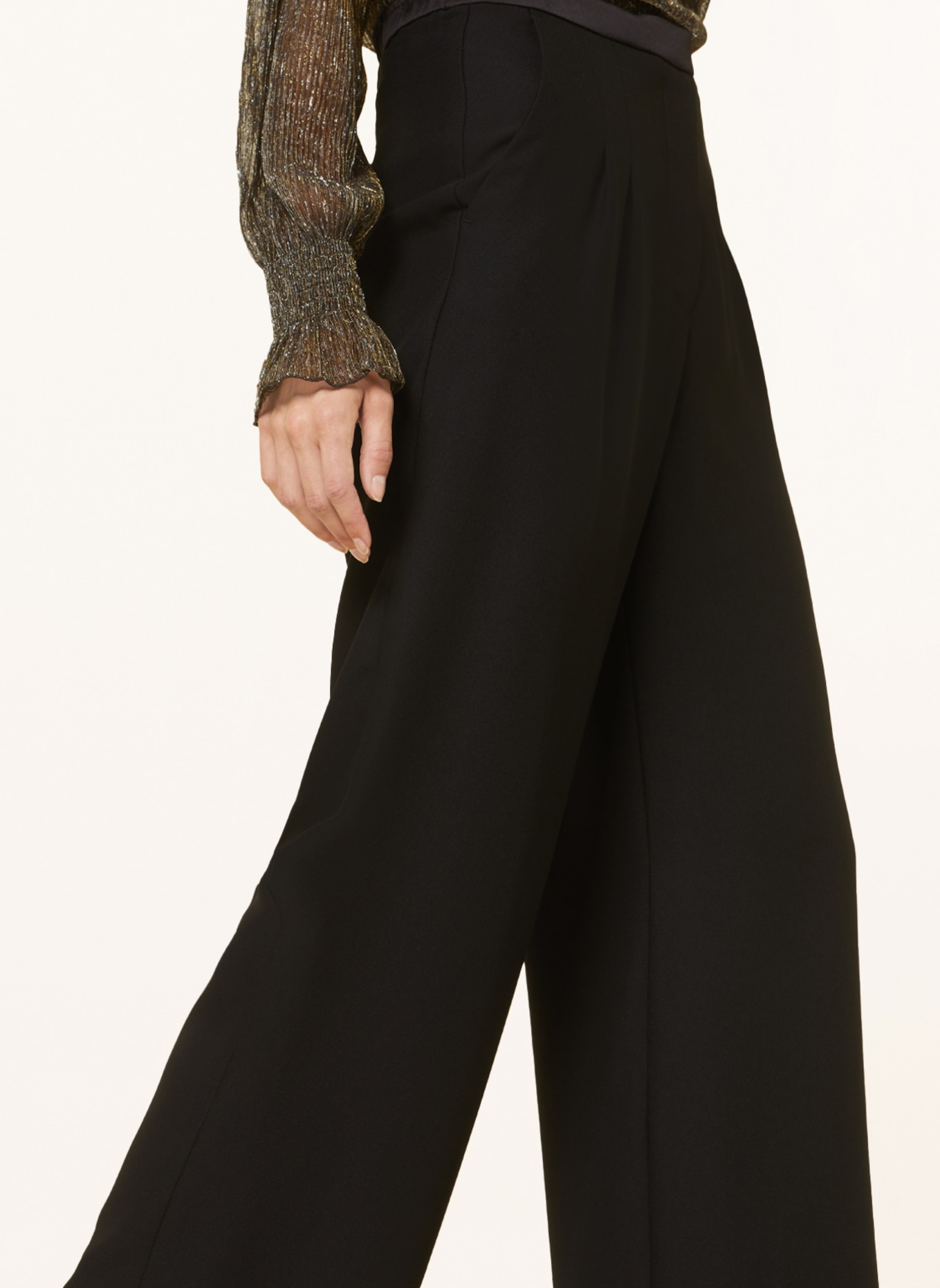 CINQUE Wide leg trousers CISALVE, Color: BLACK (Image 5)