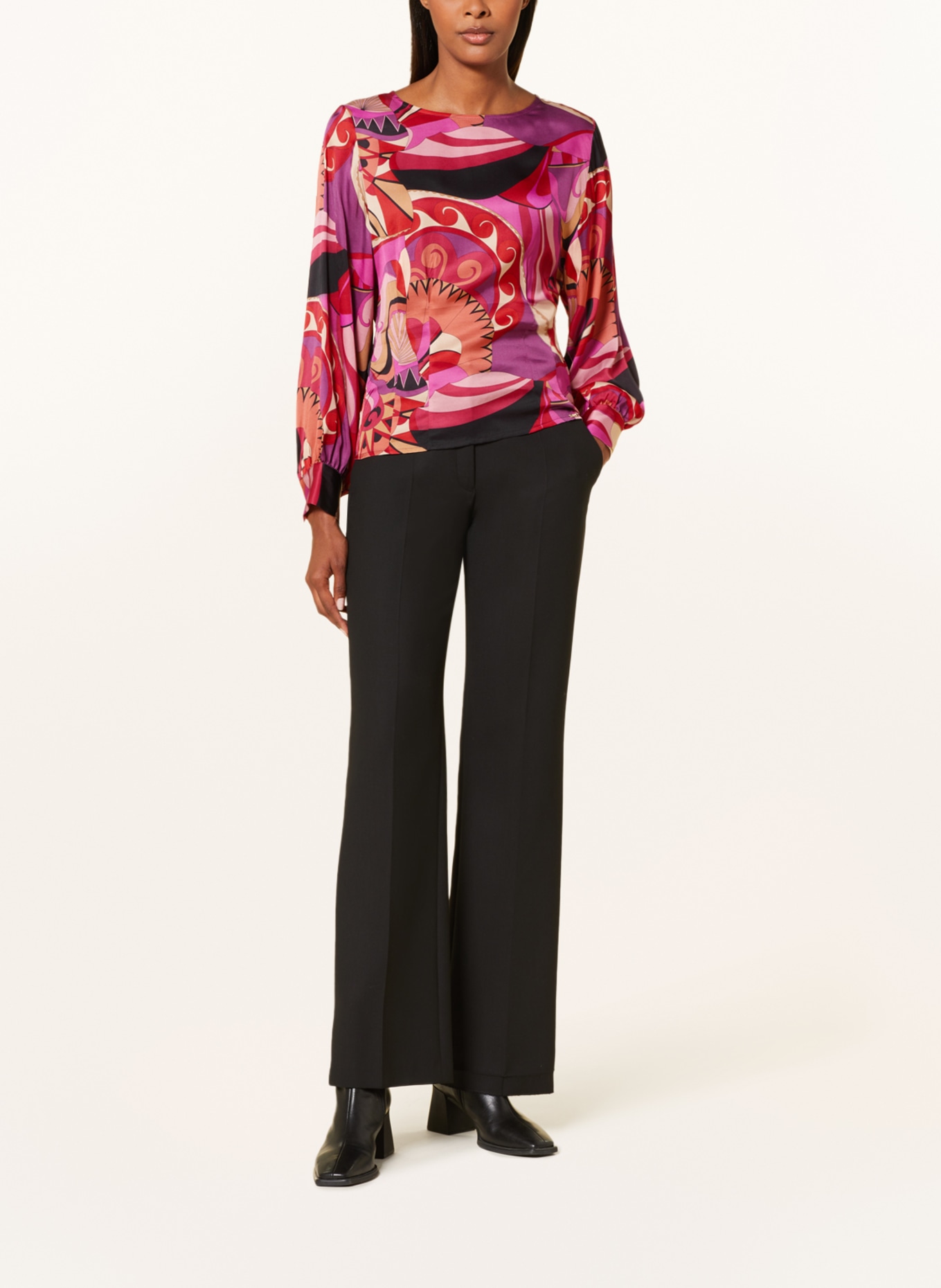 CINQUE Shirt blouse CITHEO, Color: PINK/ PURPLE/ BLACK (Image 2)