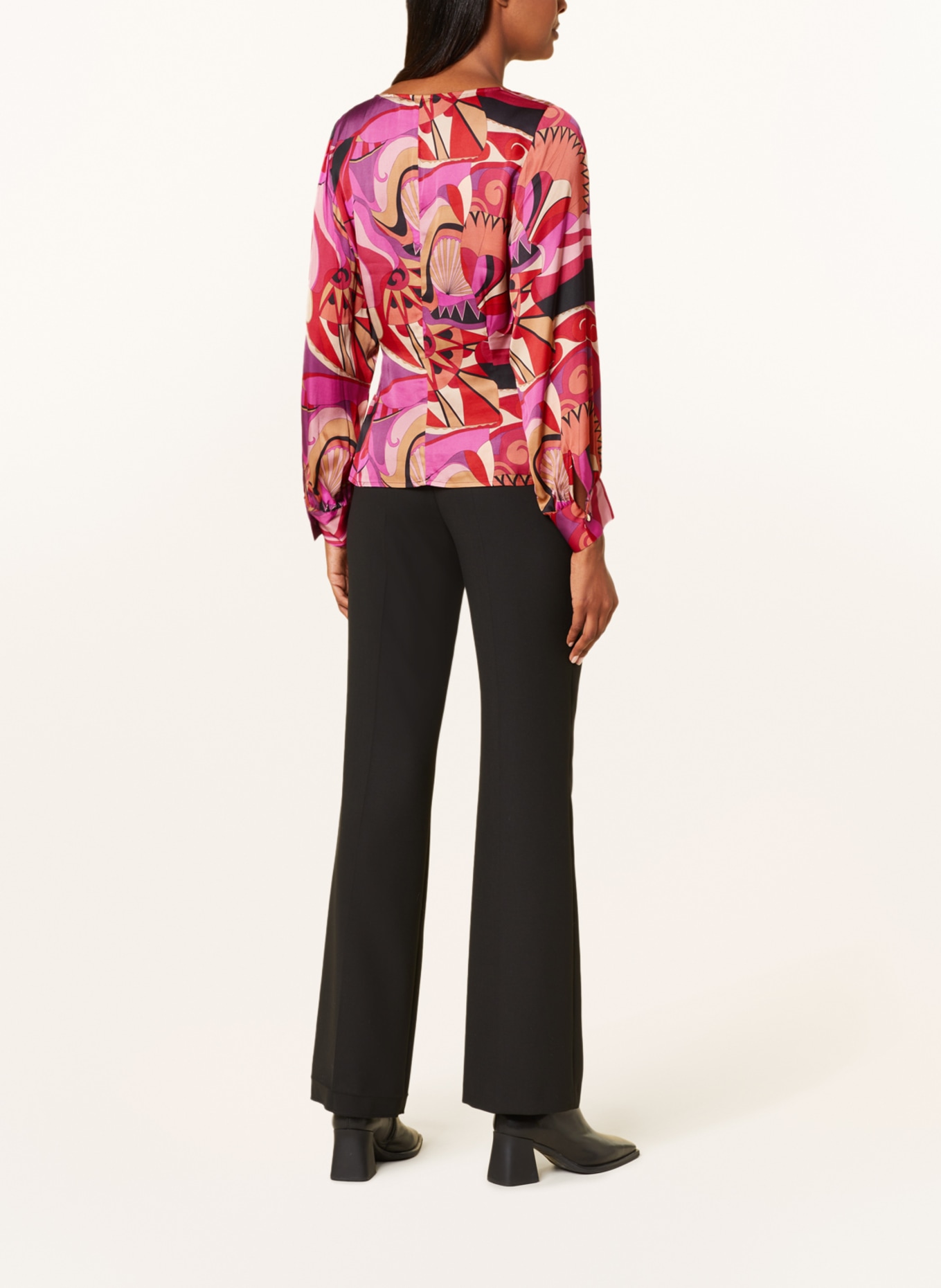 CINQUE Shirt blouse CITHEO, Color: PINK/ PURPLE/ BLACK (Image 3)