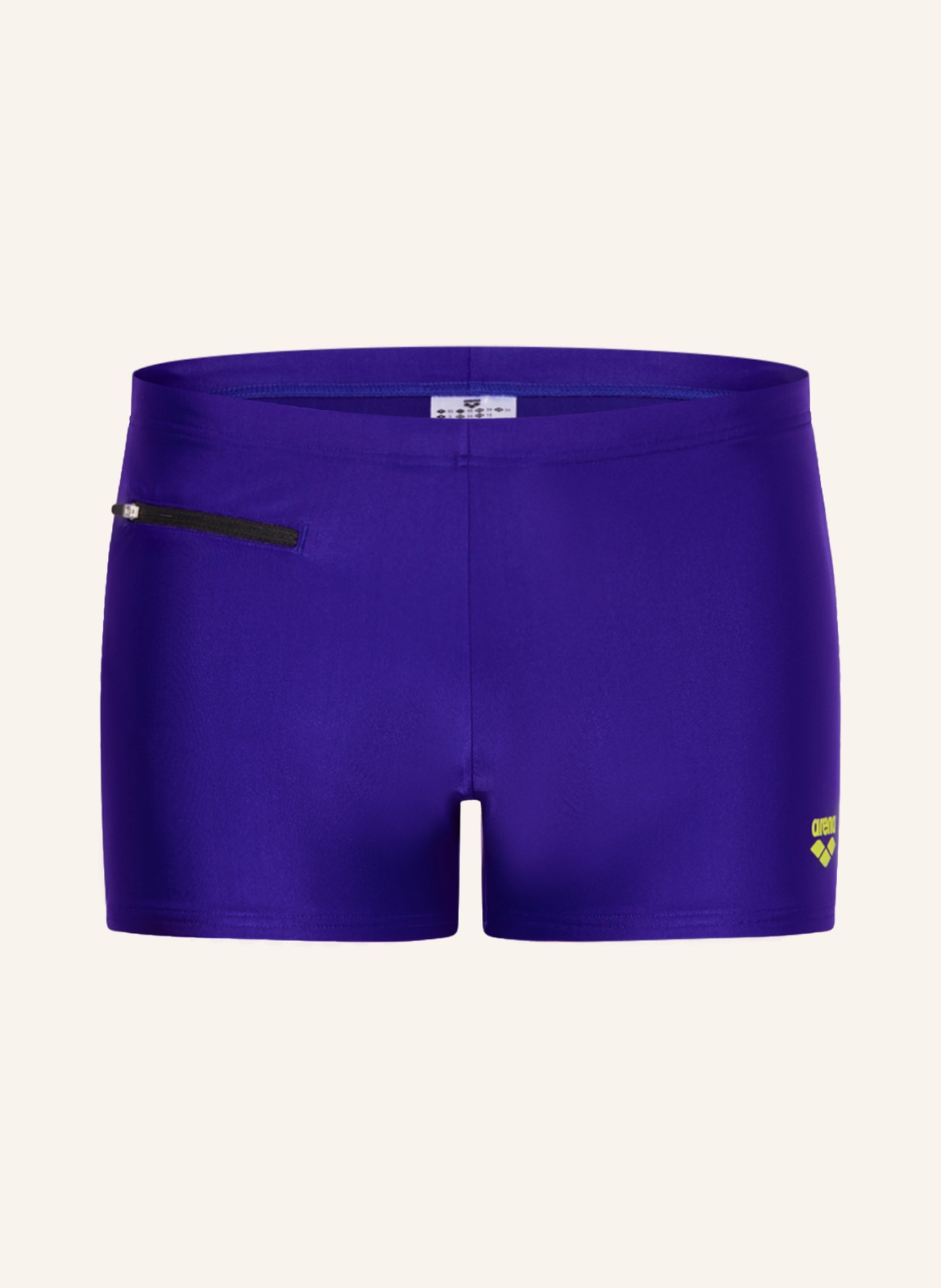 arena Swim trunks ZIP with UV protection 50+, Color: BLUE (Image 1)