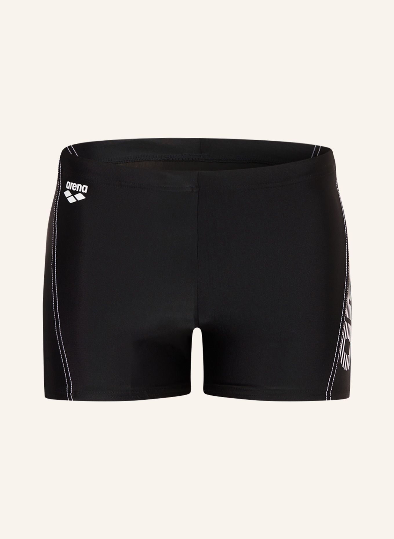 arena Swim trunks BYOR EVO with UV protection 50+, Color: BLACK/ WHITE (Image 1)