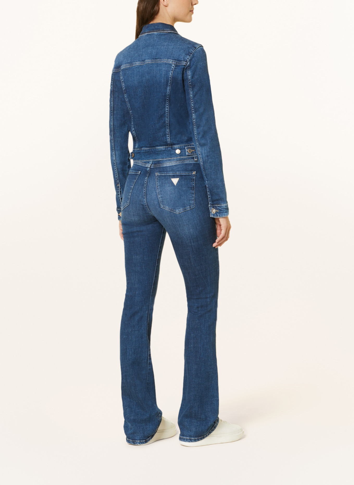 GUESS Kurtka jeansowa DELYA TRUCKER, Kolor: GRANATOWY (Obrazek 3)