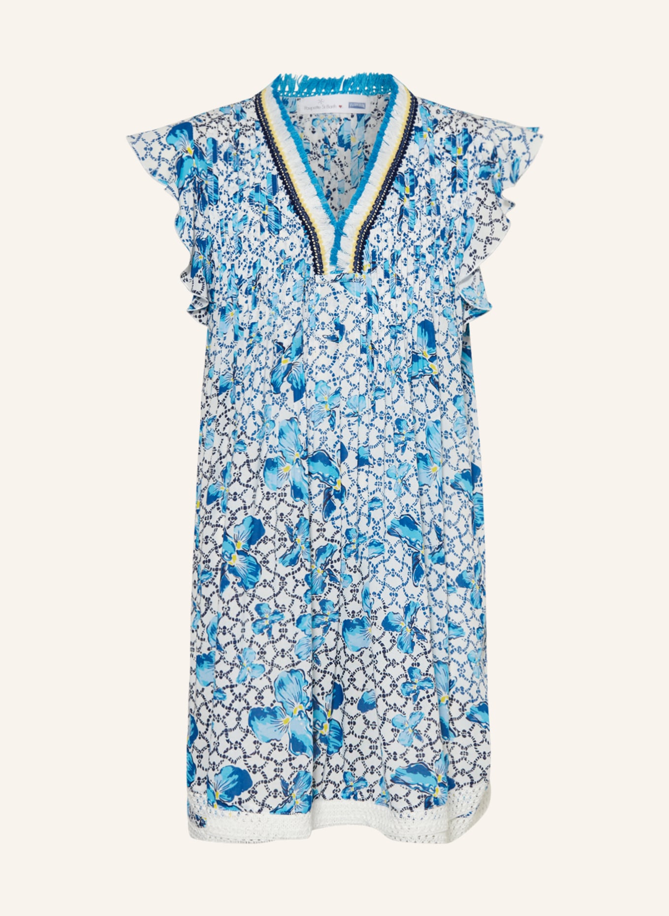 VILEBREQUIN Beach dress SHASHOU, Color: WHITE/ BLUE/ LIGHT BLUE (Image 1)