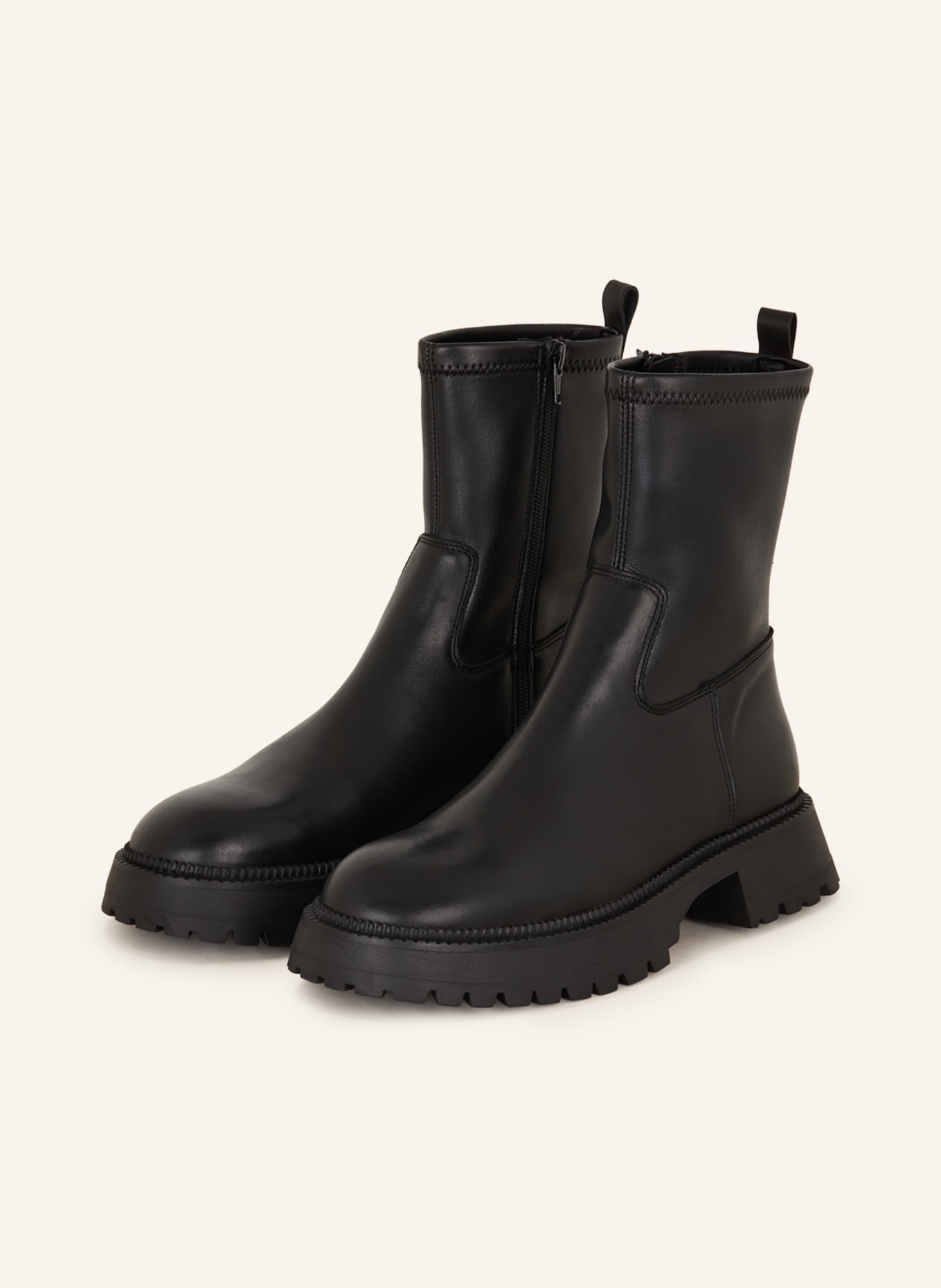 MRS & HUGS Boots, Color: BLACK (Image 1)