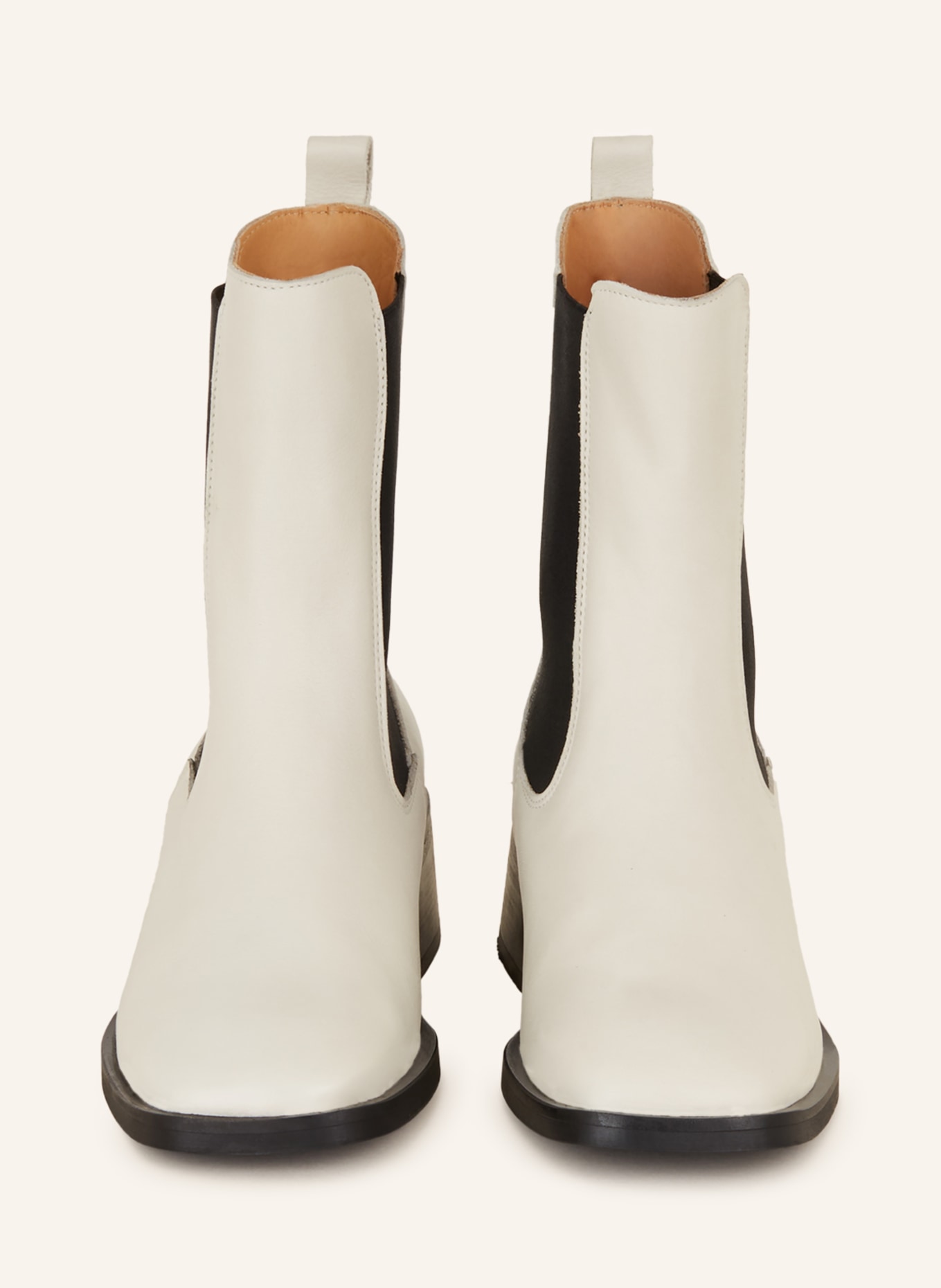 MRS & HUGS Chelsea-Boots, Farbe: CREME/ SCHWARZ (Bild 3)