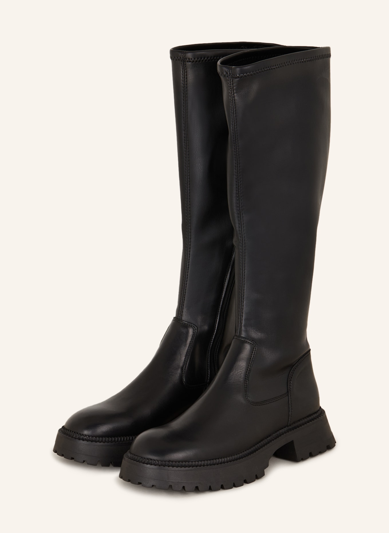 MRS & HUGS Platform boots, Color: BLACK (Image 1)