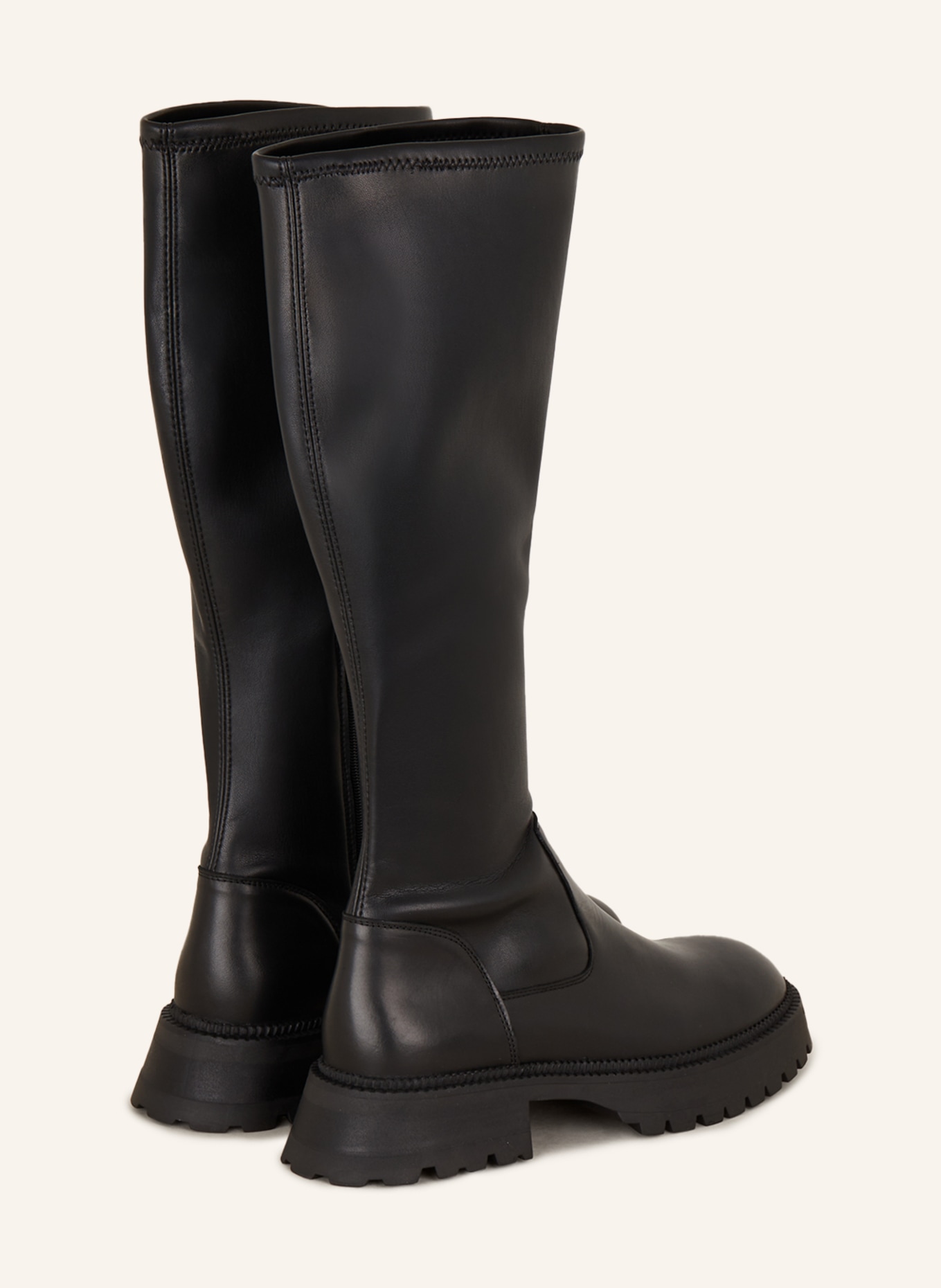MRS & HUGS Platform boots, Color: BLACK (Image 2)