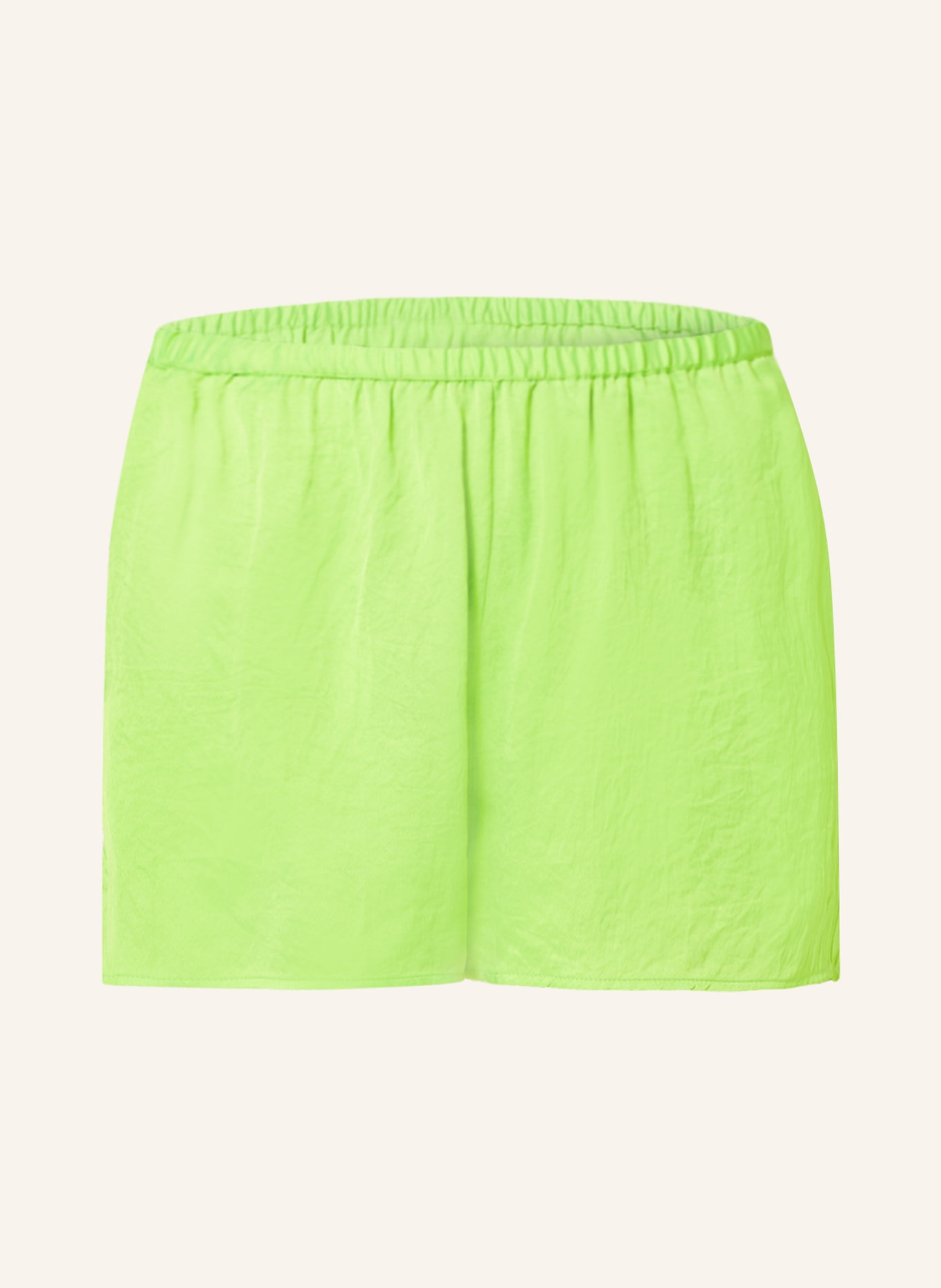 Satin shorts Green