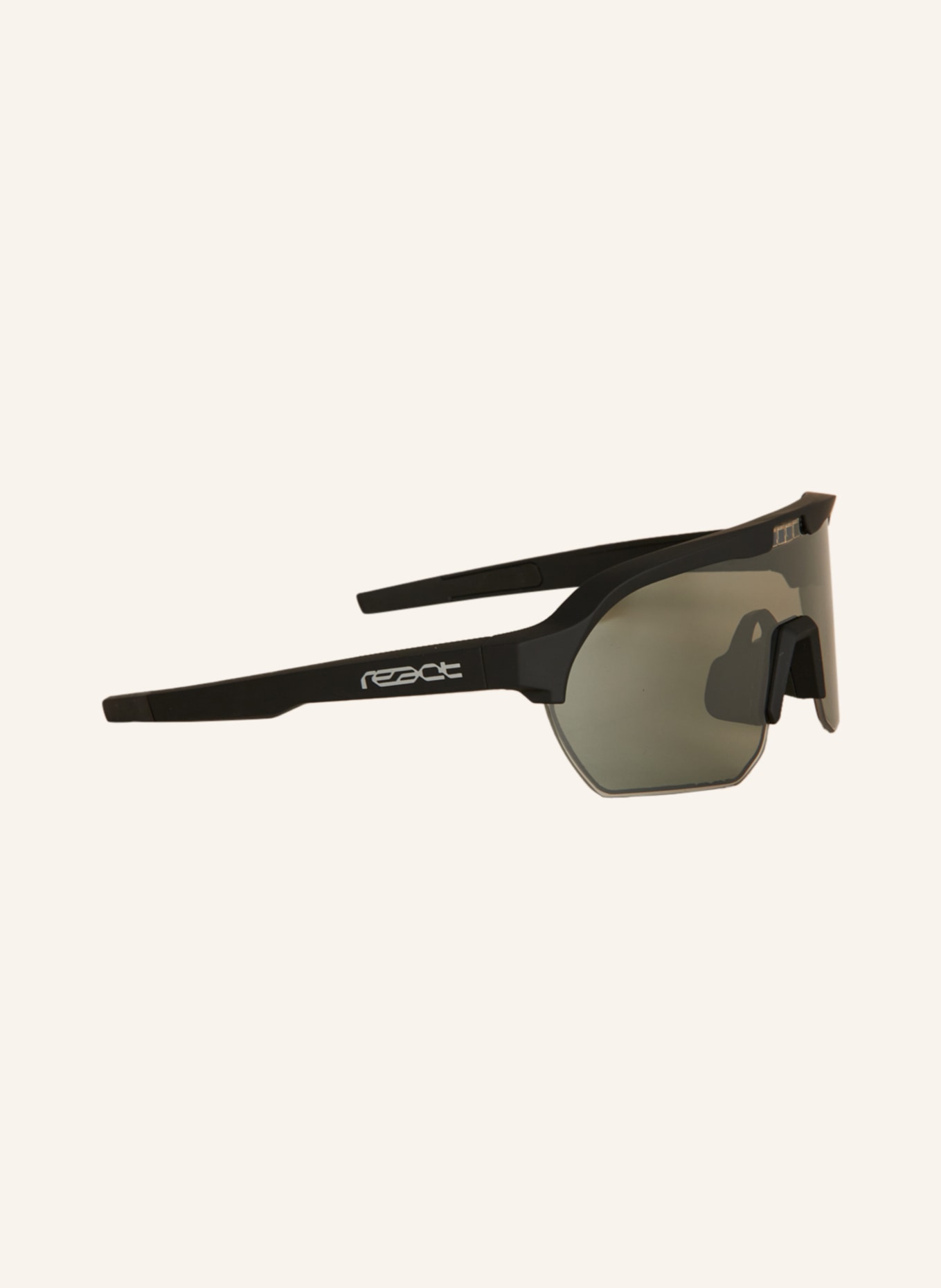 react Cycling glasses OPTRAY, Color: MATTE BLACK/ GRAY MIRRORED (Image 3)