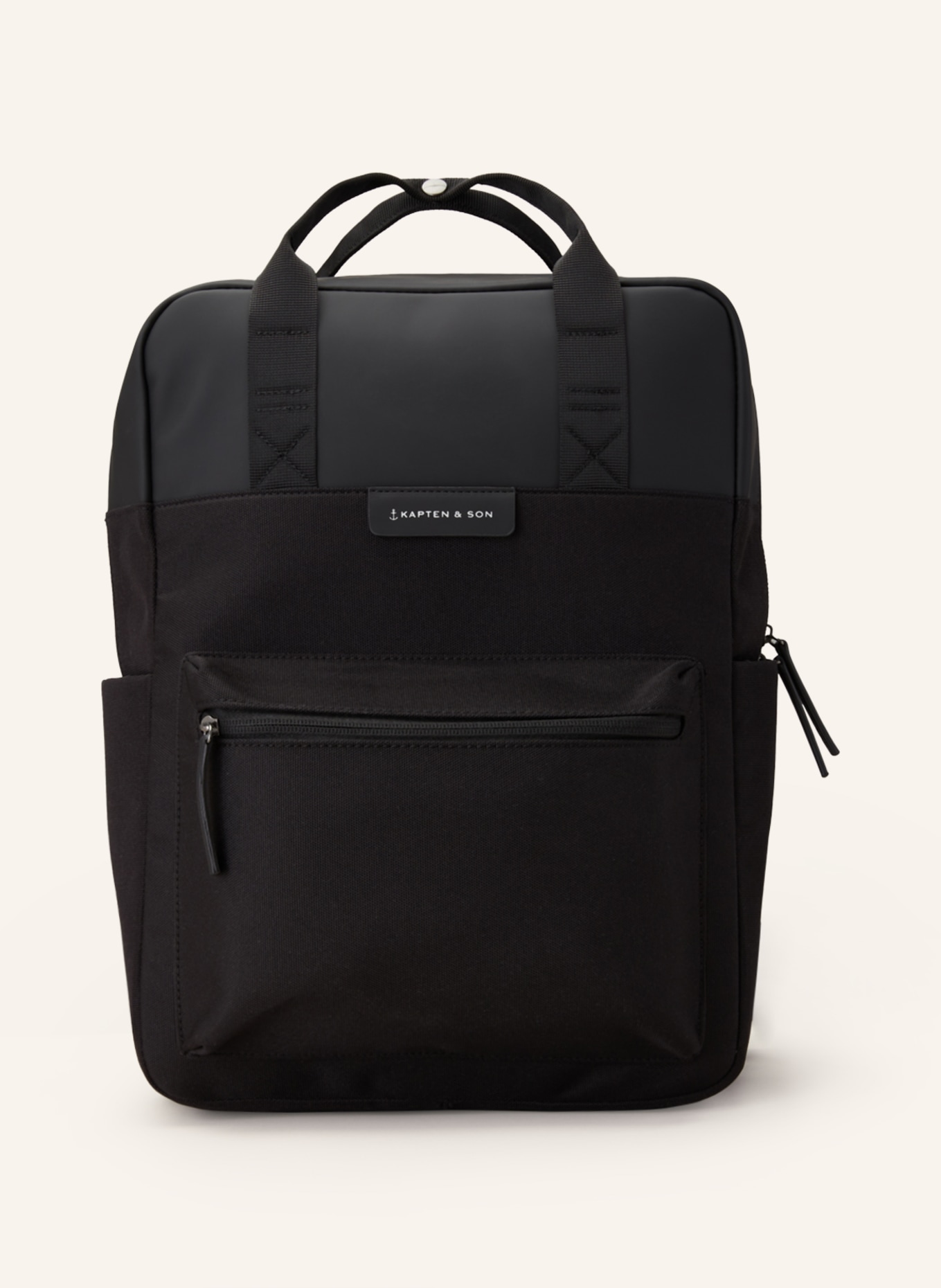 KAPTEN & SON Backpack BERGEN 11 l with laptop compartment, Color: BLACK (Image 1)