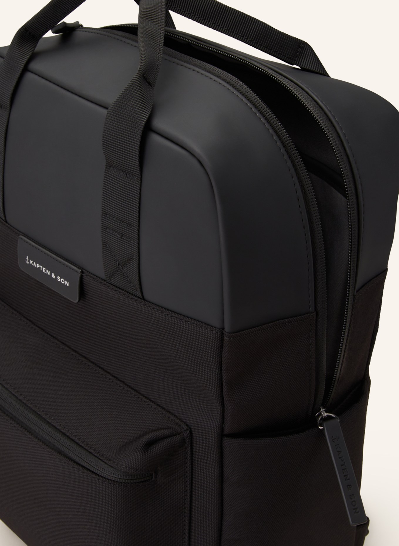 KAPTEN & SON Backpack BERGEN 11 l with laptop compartment, Color: BLACK (Image 3)