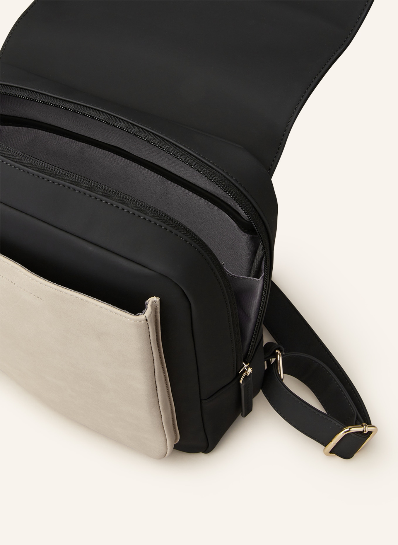 KAPTEN & SON Backpack TROMSO SMALL 9 l, Color: BLACK/ CREAM (Image 3)