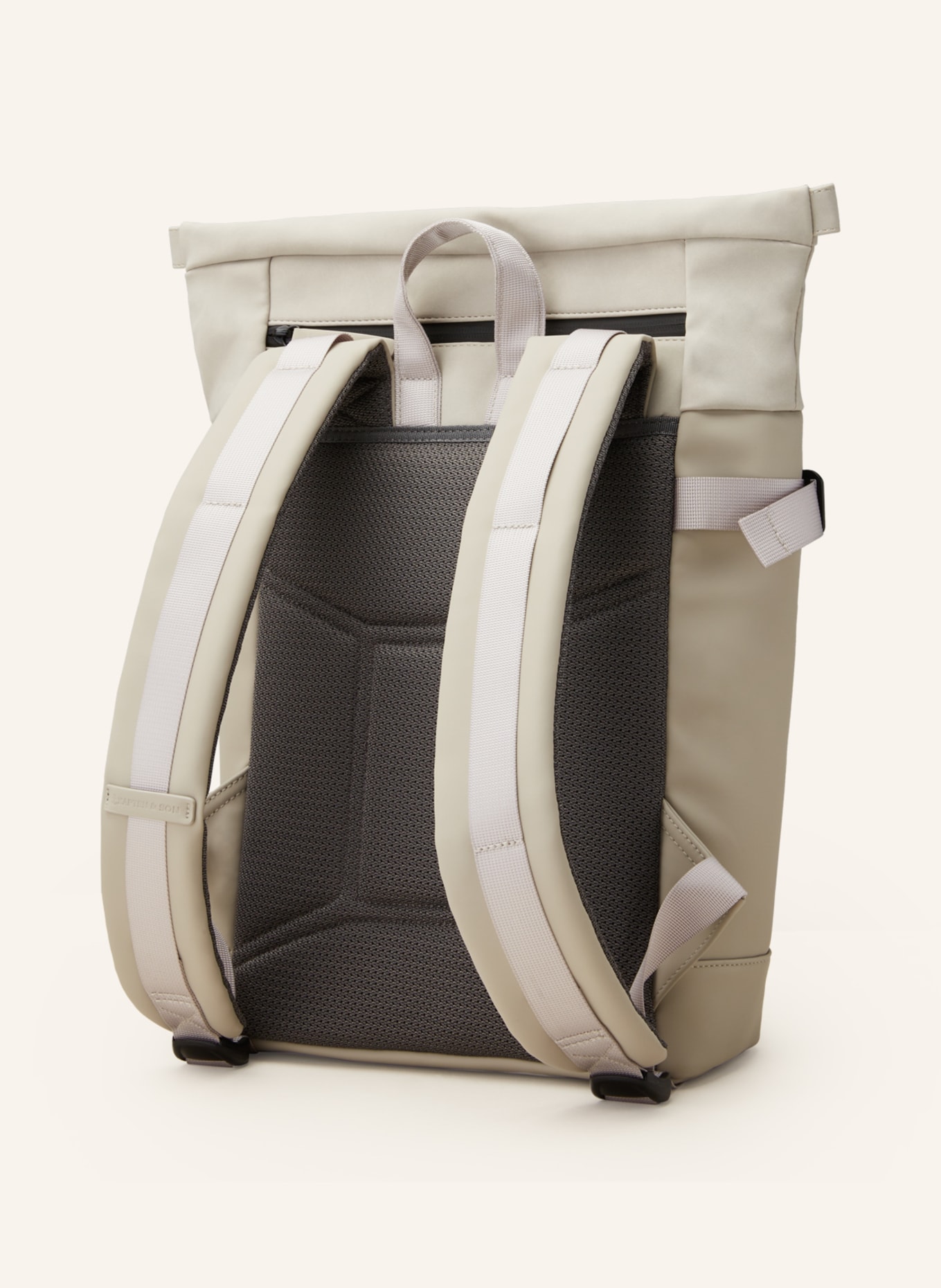 KAPTEN & SON Backpack AARHUS 14 l with laptop compartment, Color: TAUPE/ CREAM (Image 2)