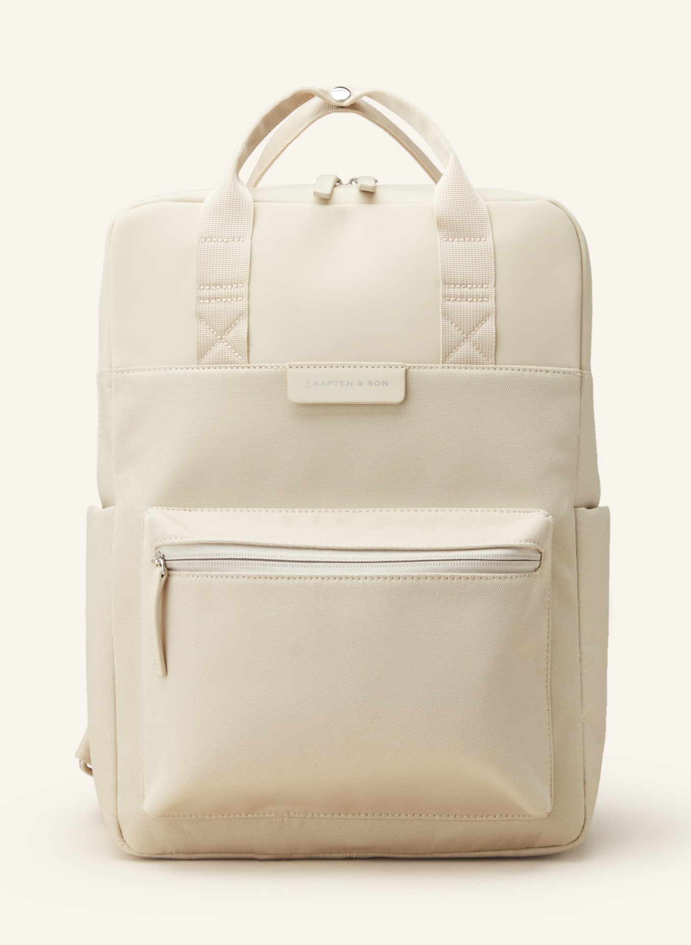 KAPTEN & SON Backpack BERGEN 11 l with laptop compartment, Color: CREAM (Image 1)