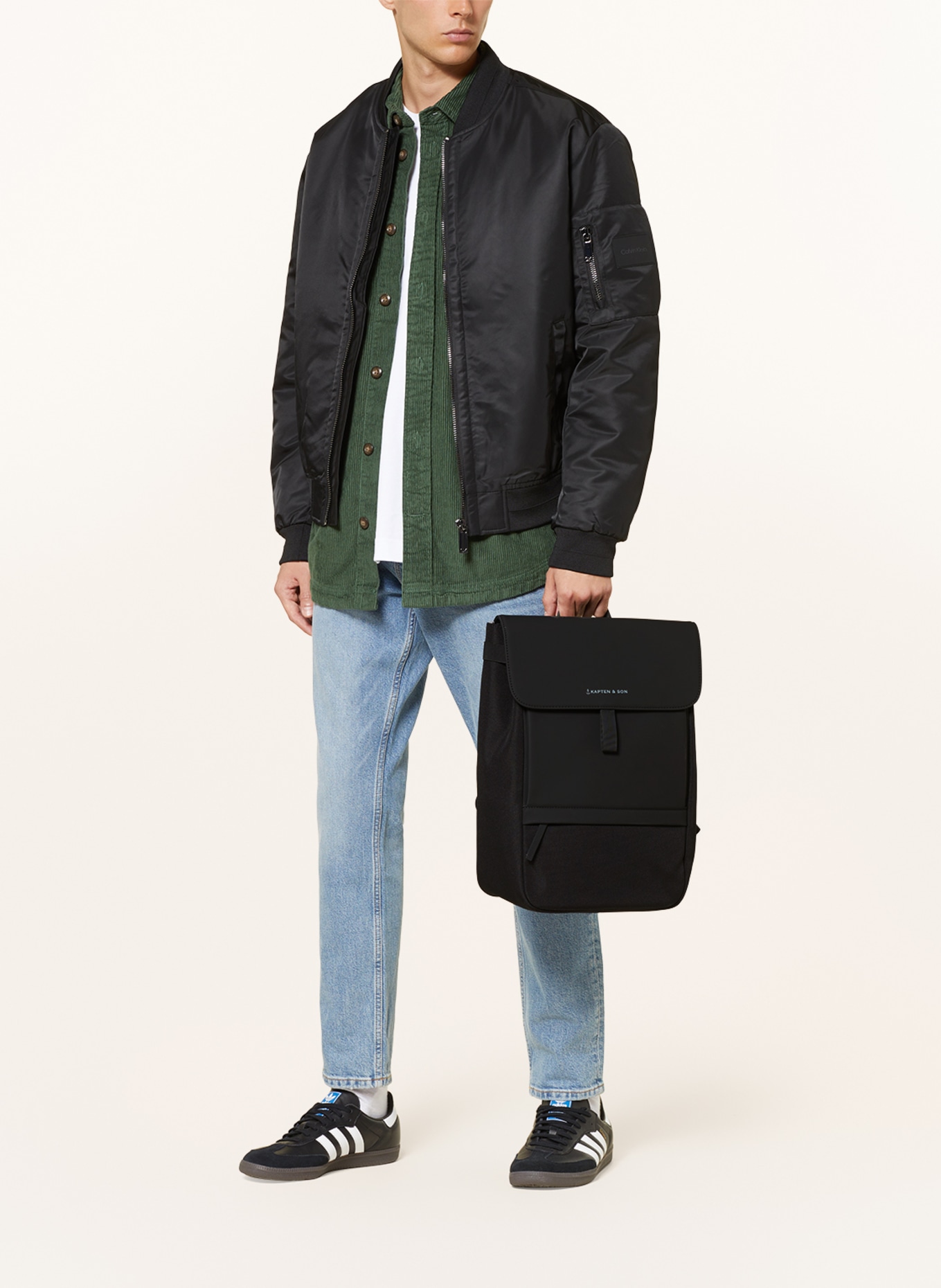 KAPTEN & SON Backpack FYN 14 l with laptop compartment, Color: BLACK (Image 5)