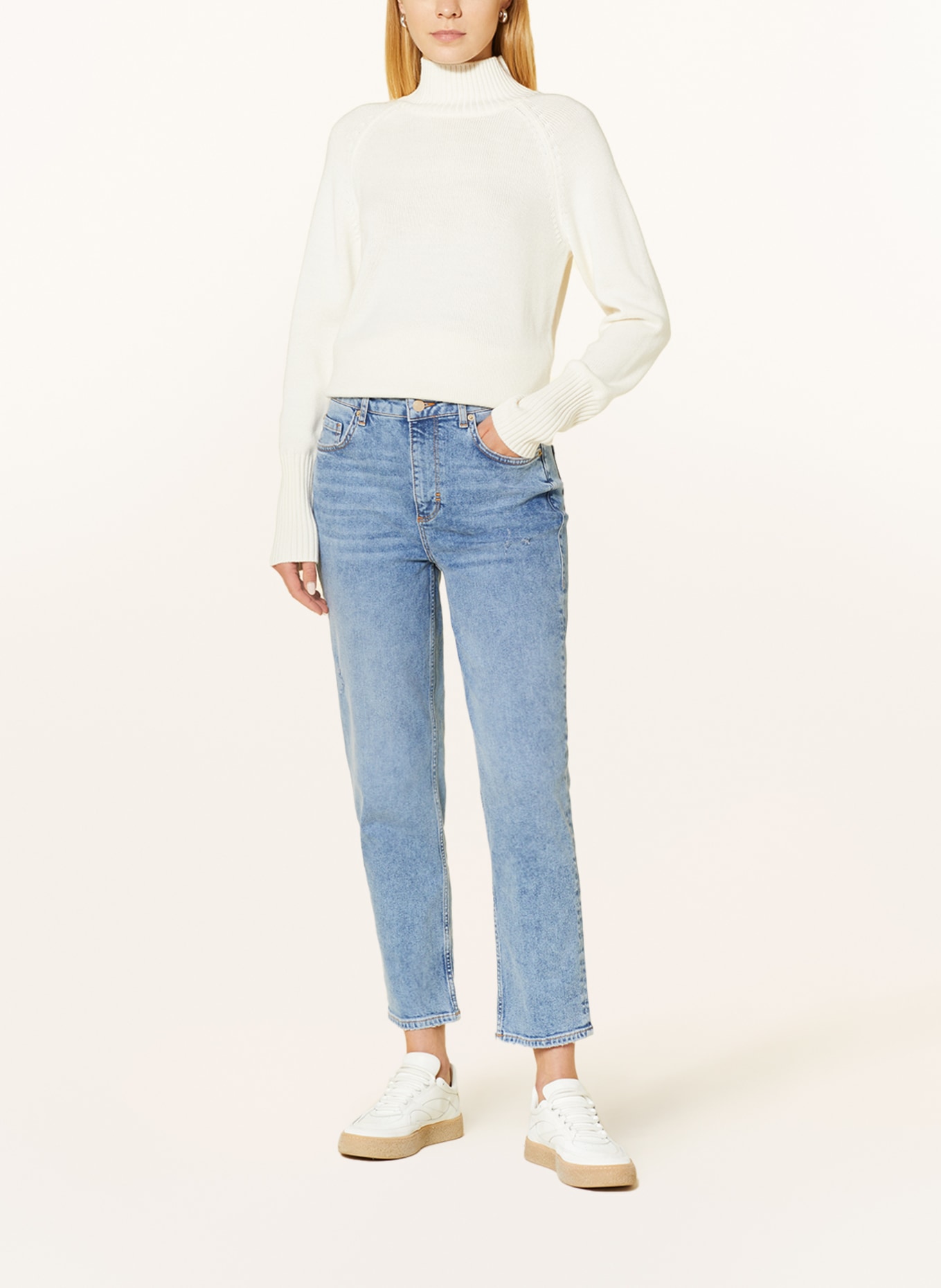 comma casual identity Mom jeans, Color: 54Z4 BLUE (Image 2)