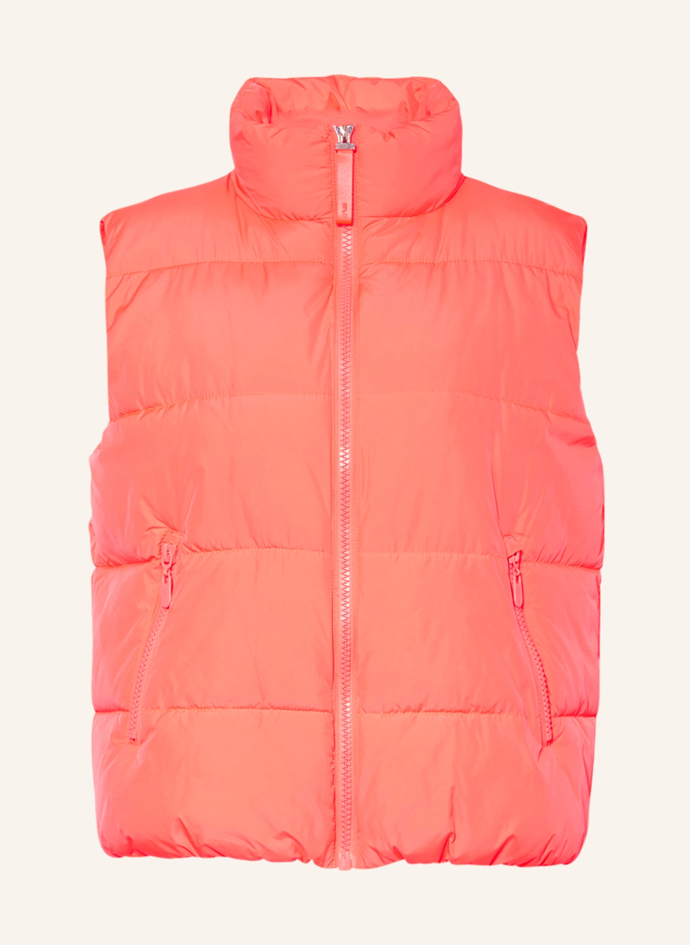 comma casual identity Quilted vest, Color: SALMON (Image 1)