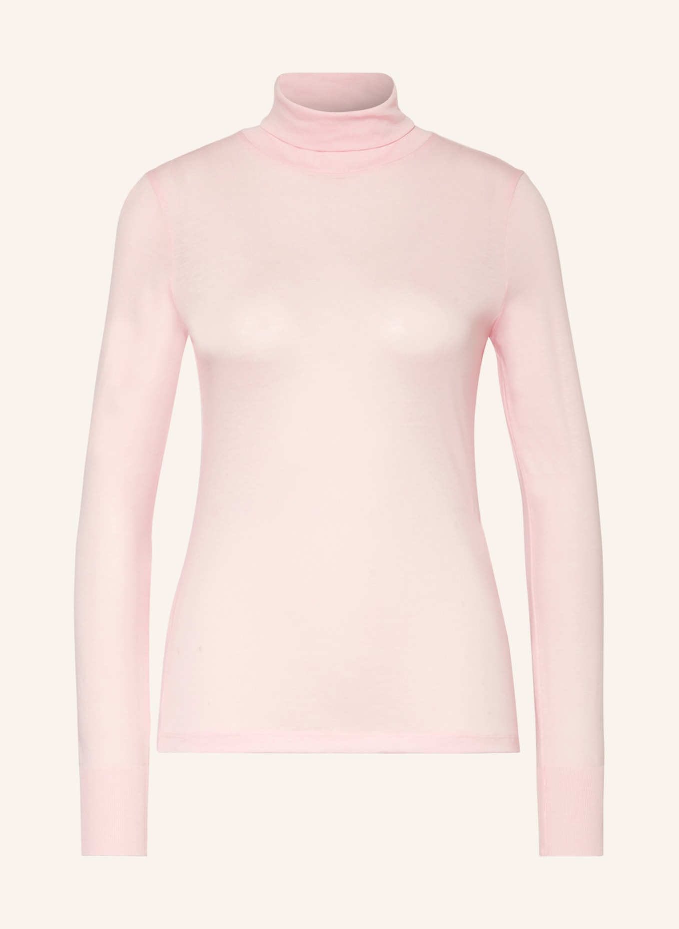 comma Long sleeve shirt, Color: PINK (Image 1)