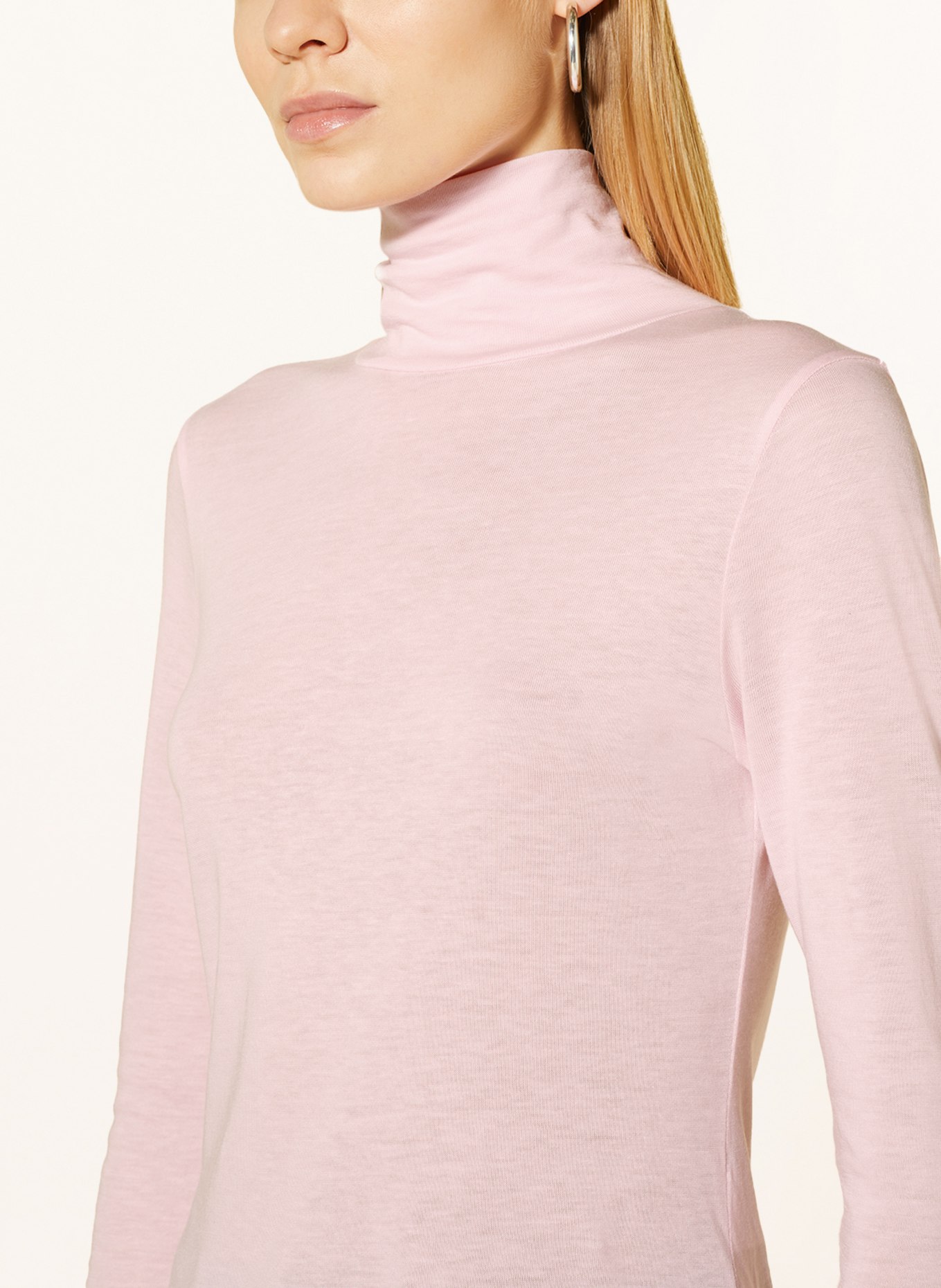 comma Long sleeve shirt, Color: PINK (Image 4)