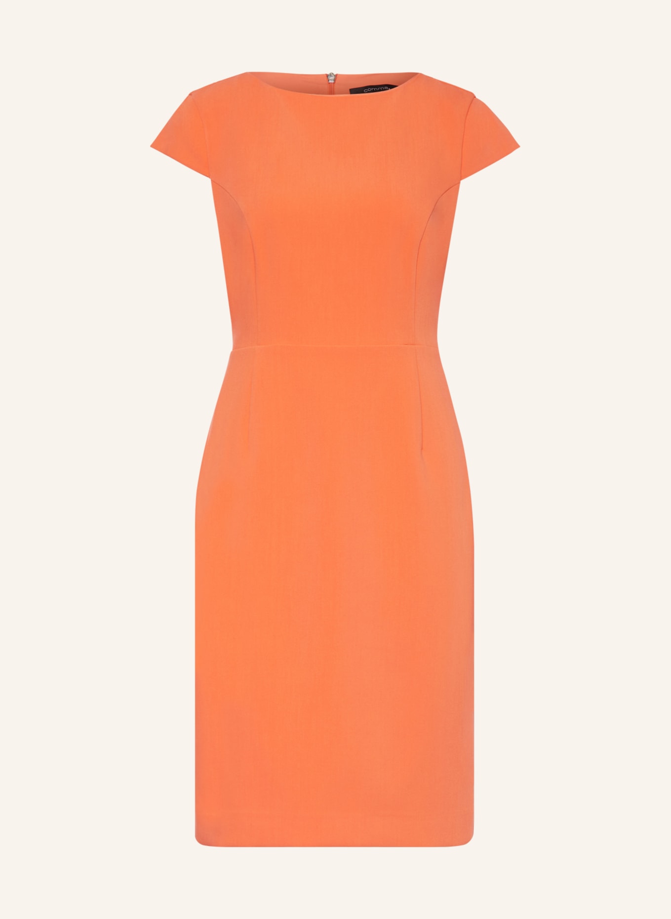 comma Sheath dress, Color: ORANGE (Image 1)