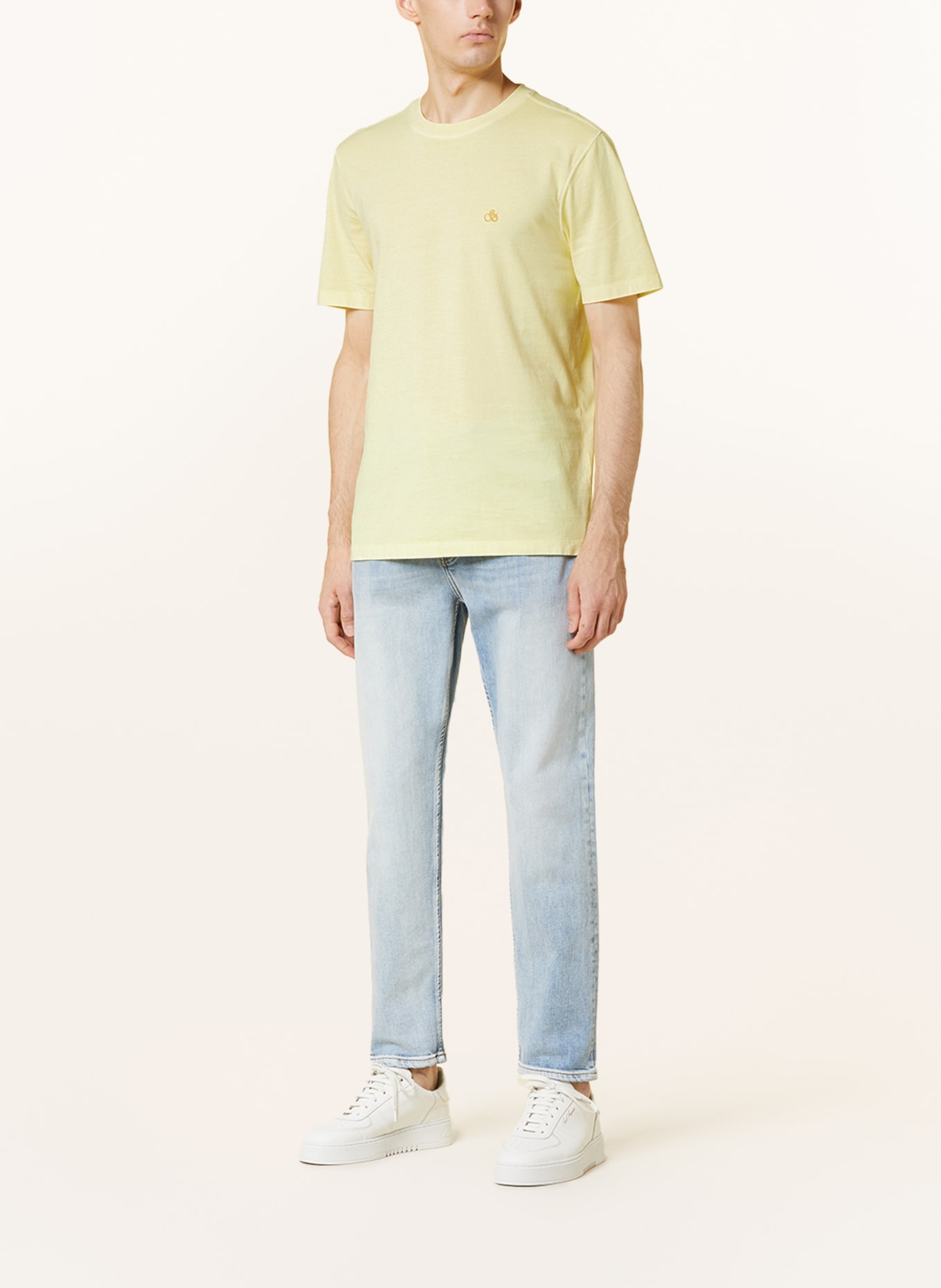 SCOTCH & SODA T-shirt, Color: YELLOW (Image 2)