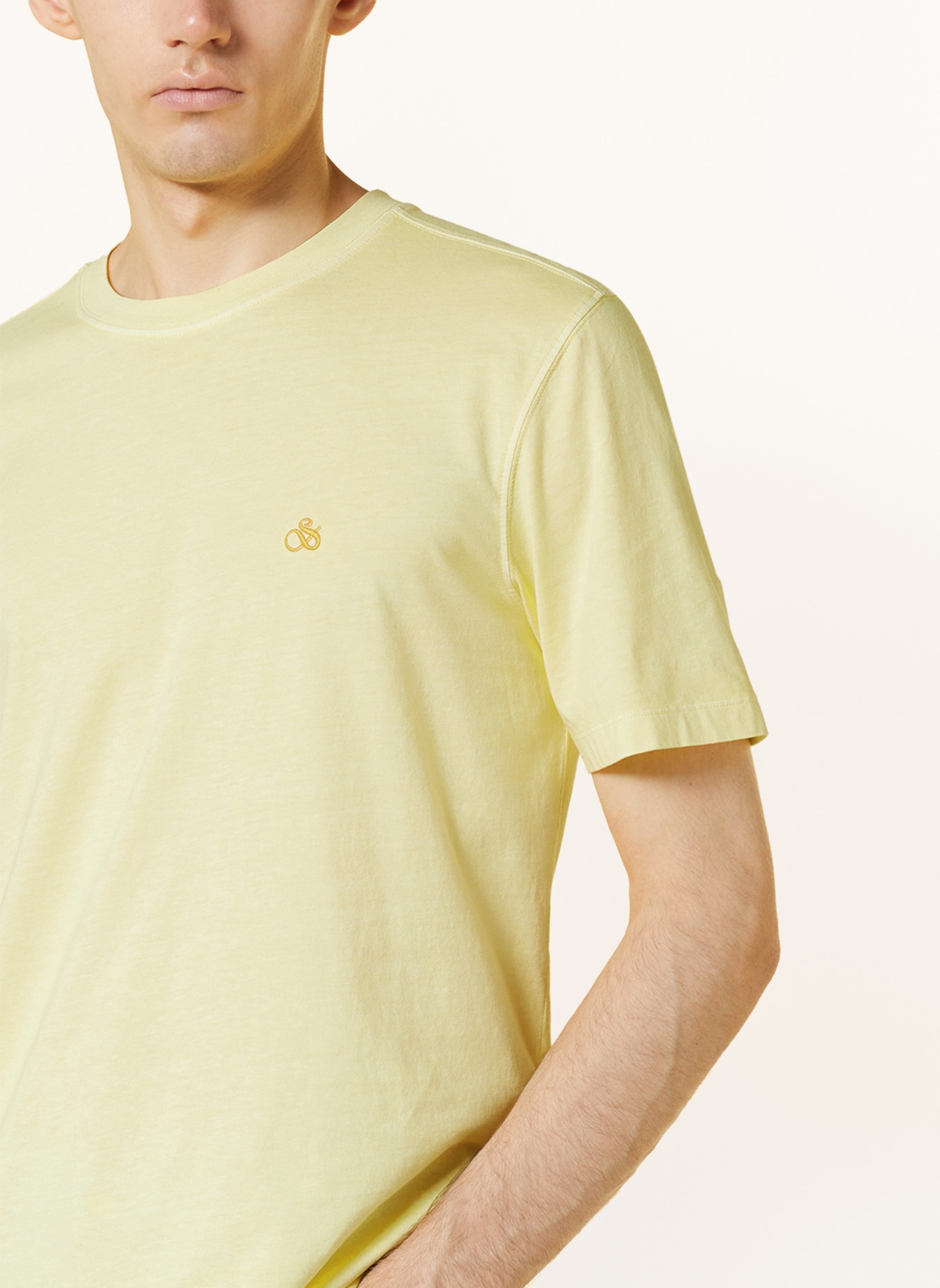 SCOTCH & SODA T-shirt, Color: YELLOW (Image 4)