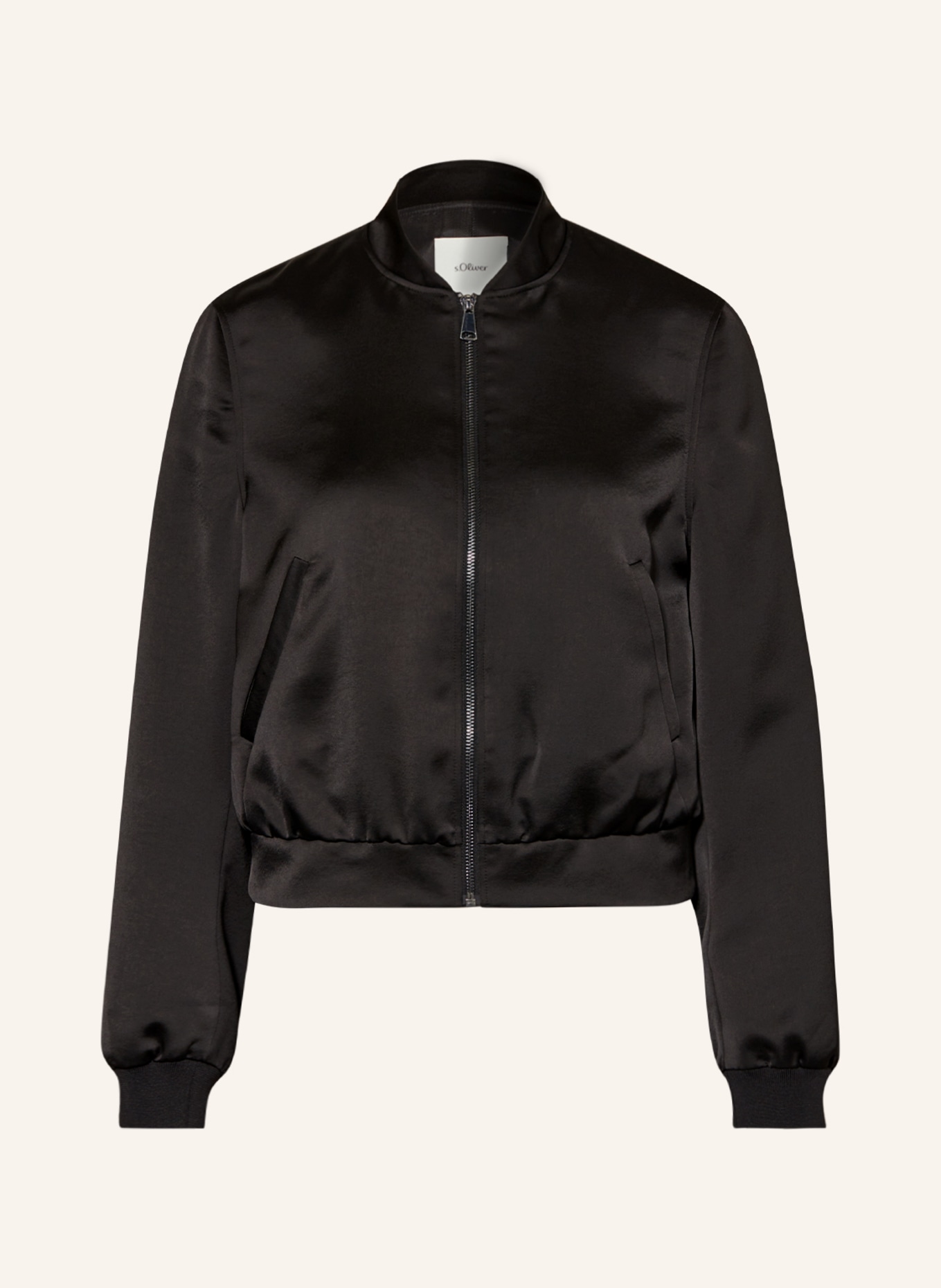s.Oliver BLACK LABEL Bomber jacket, Color: BLACK (Image 1)