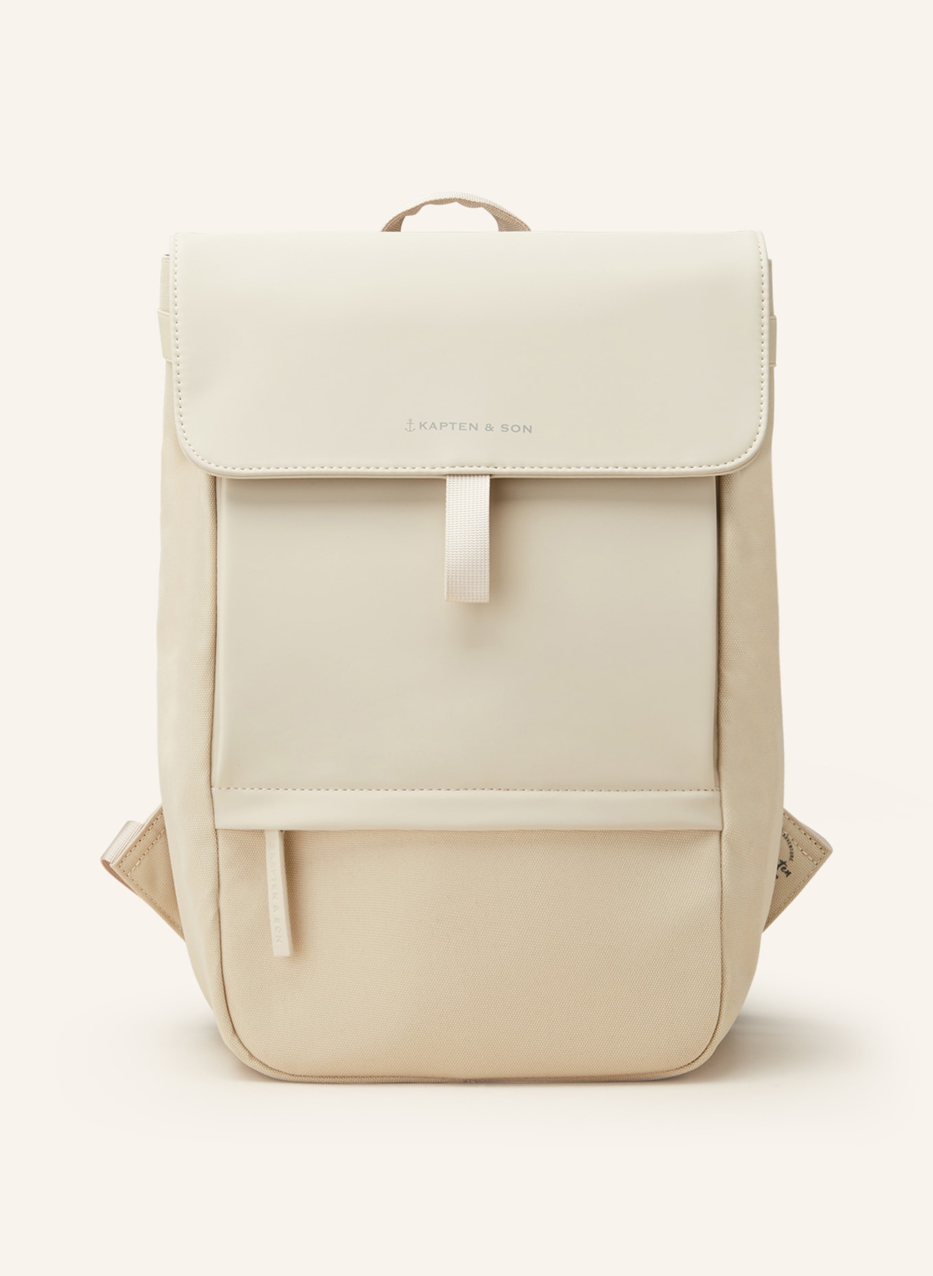 KAPTEN & SON Backpack FYN 14 l with laptop compartment, Color: CREAM (Image 1)