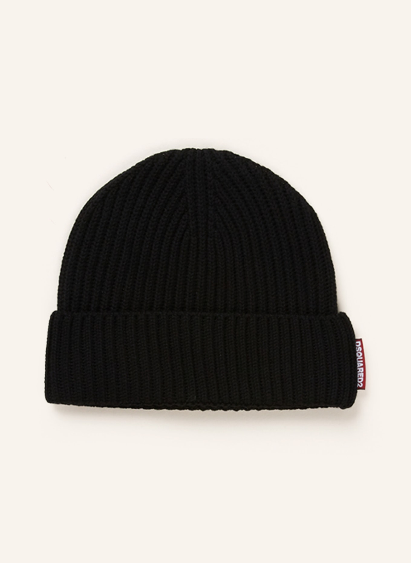 DSQUARED2 Set: Beanie and gloves, Color: BLACK (Image 2)