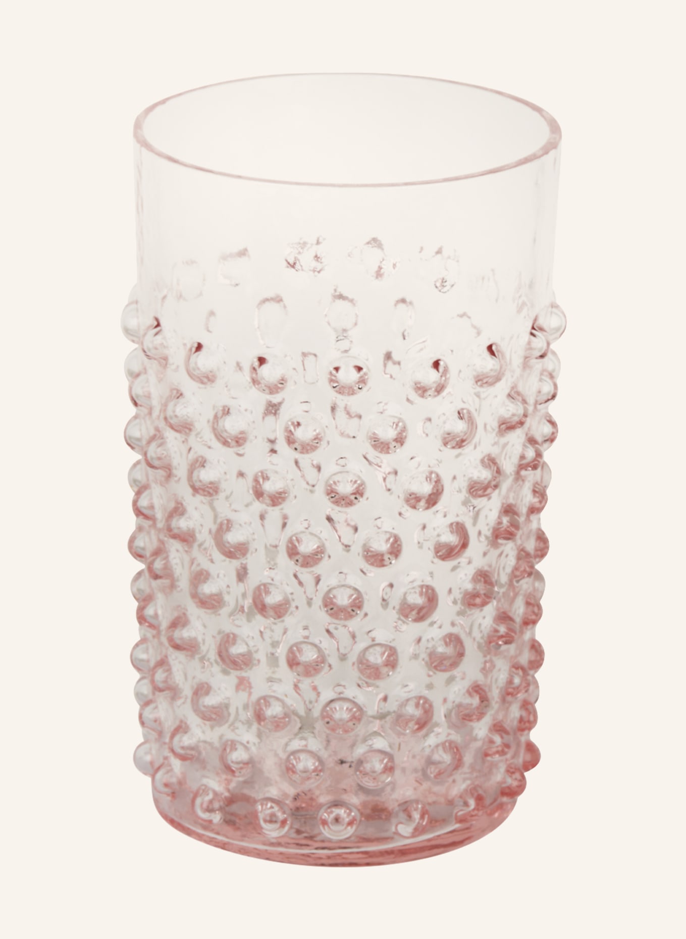 ANNA VON LIPA Set of 6 drinking glasses HOBNAIL, Color: PINK (Image 2)