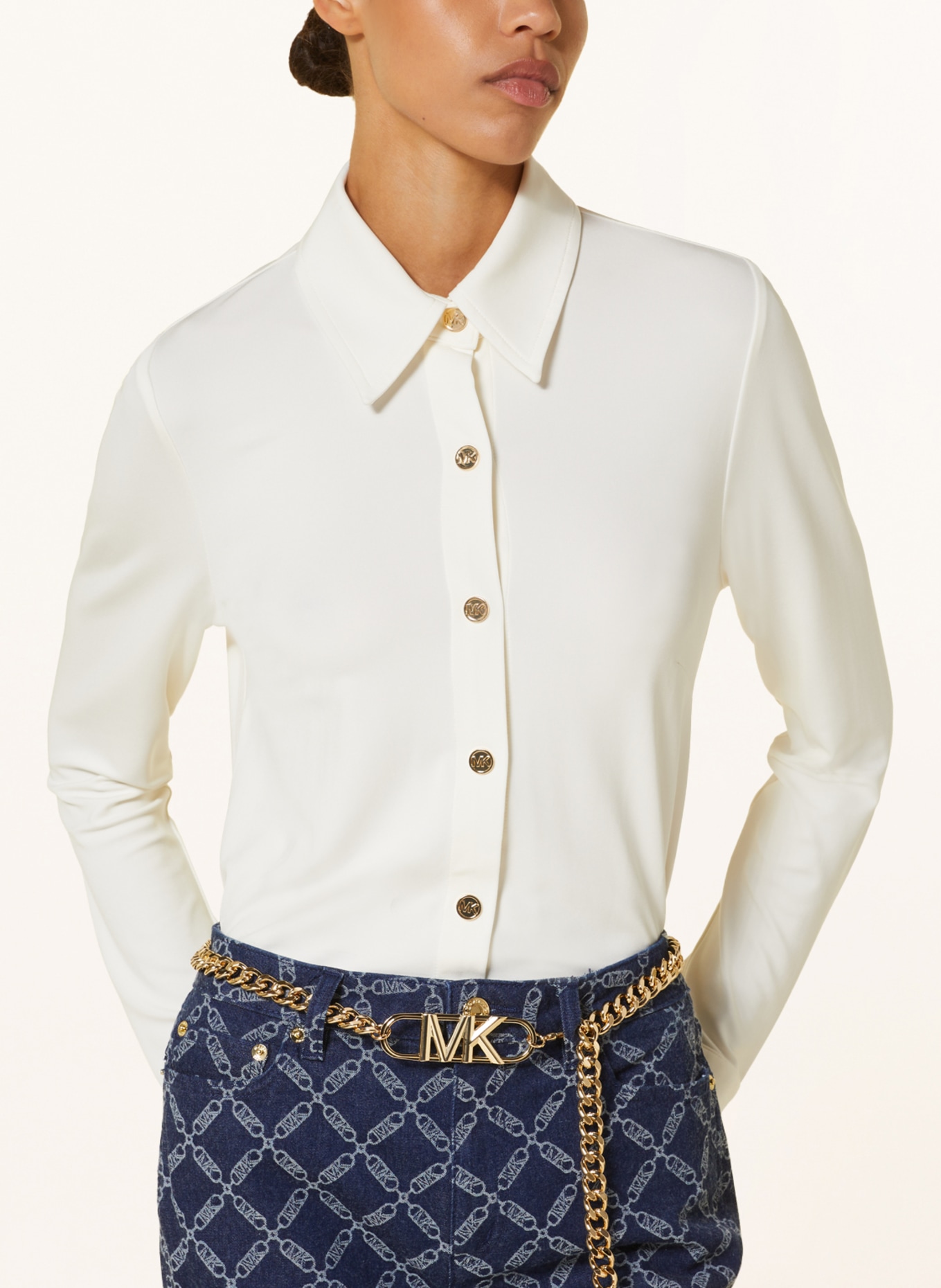 MICHAEL KORS Shirt blouse, Color: ECRU (Image 4)