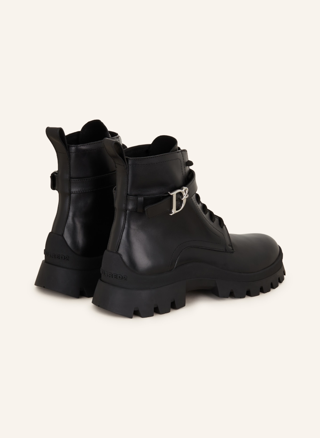 DSQUARED2 Platform boots, Color: BLACK (Image 2)