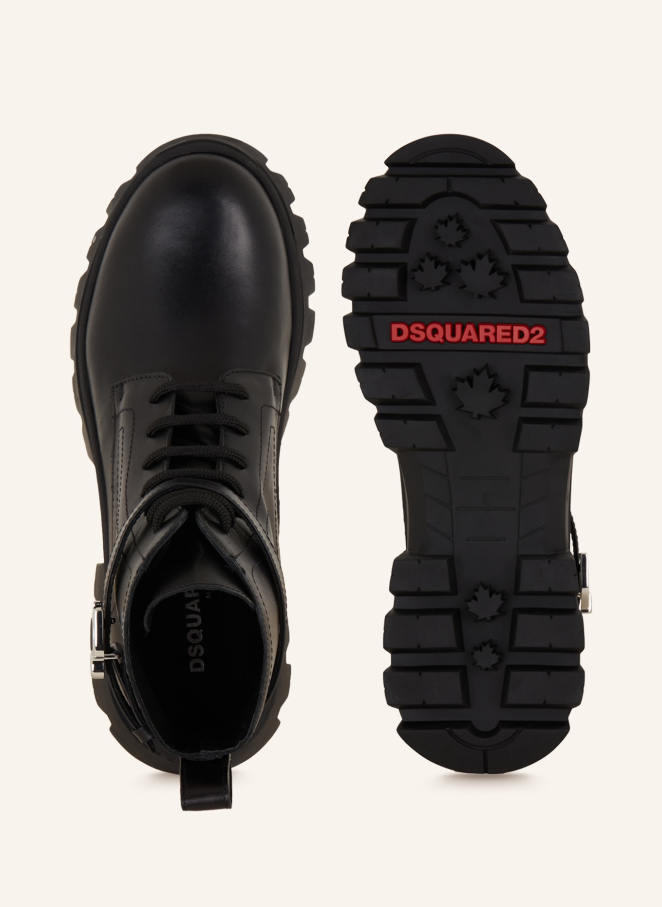 DSQUARED2 Platform boots, Color: BLACK (Image 5)