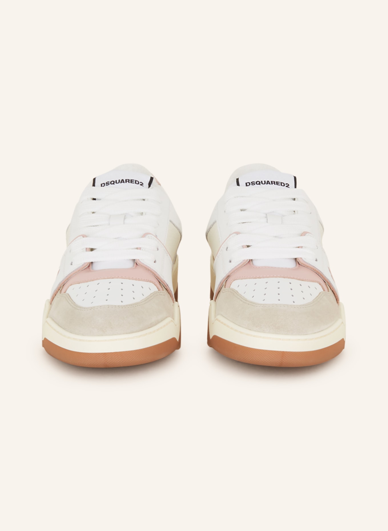 DSQUARED2 Sneakers, Color: WHITE/ BEIGE/ PINK (Image 3)