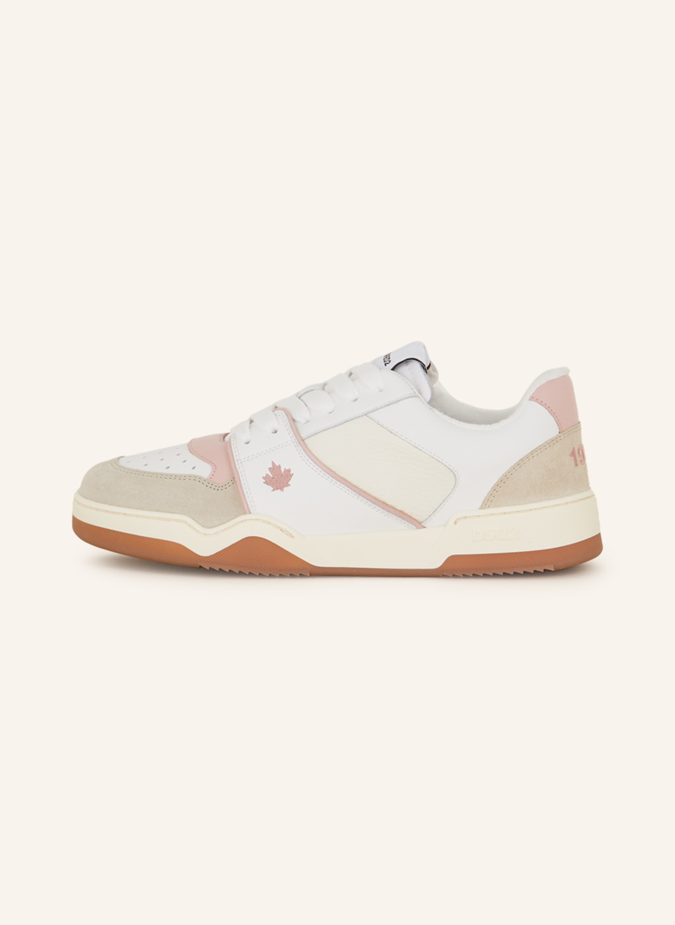 DSQUARED2 Sneakers, Color: WHITE/ BEIGE/ PINK (Image 4)