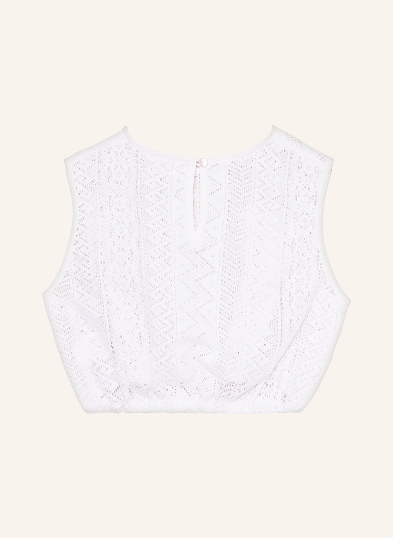 BERWIN & WOLFF Dirndl blouse made of lace, Color: WHITE (Image 2)