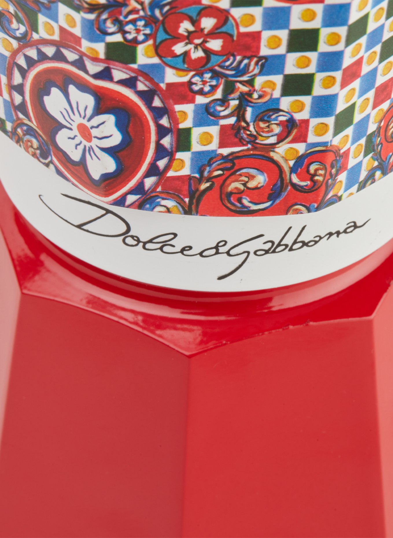 DOLCE & GABBANA CASA Espressokocher MOKA EXPRESS BIALETTI DOLCE & GABBANA, Farbe: ROT/ BLAU/ GELB (Bild 2)